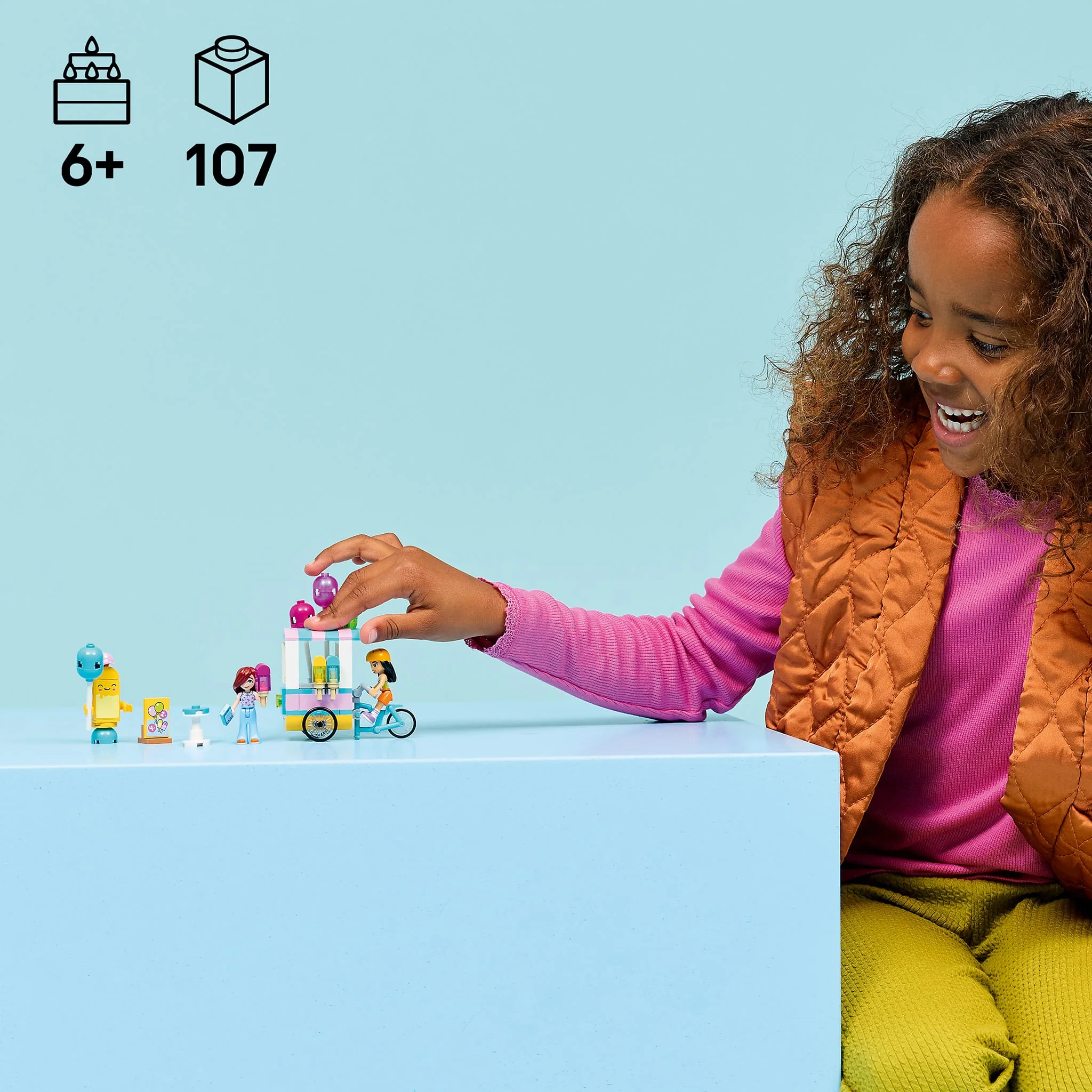 LEGO® Friends Le kiosque de crème glacée et de ballons - Image 2