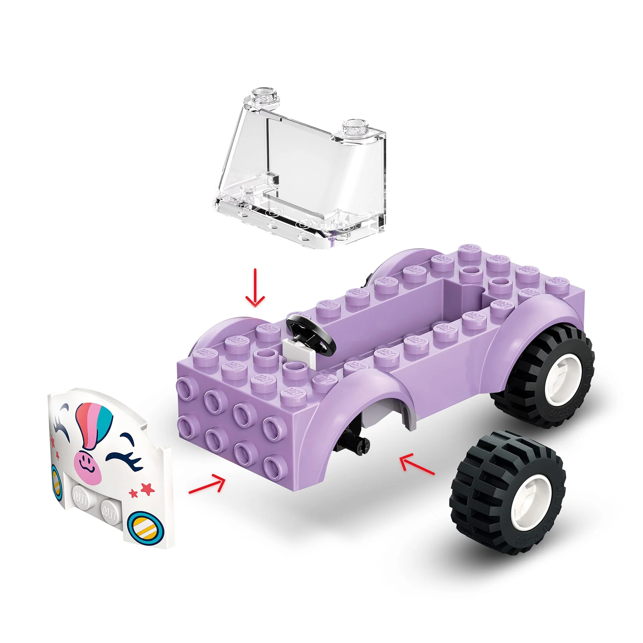 LEGO® Friends La voiture de livraison de gâteaux licorne - Image 8