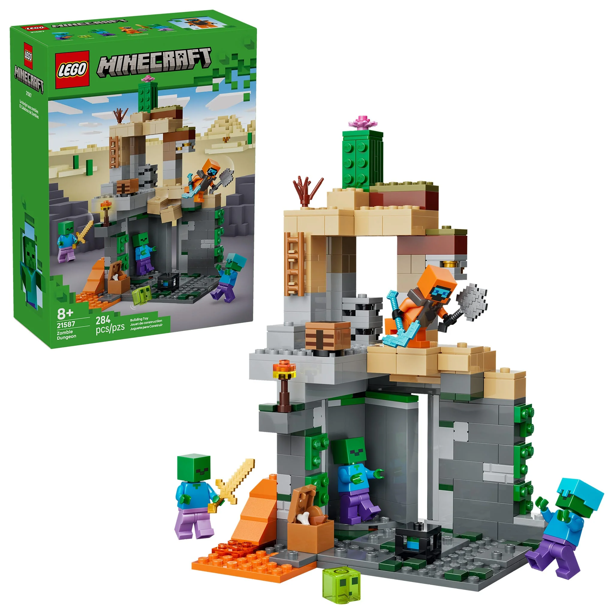 LEGO® Minecraft® Le donjon aux zombies