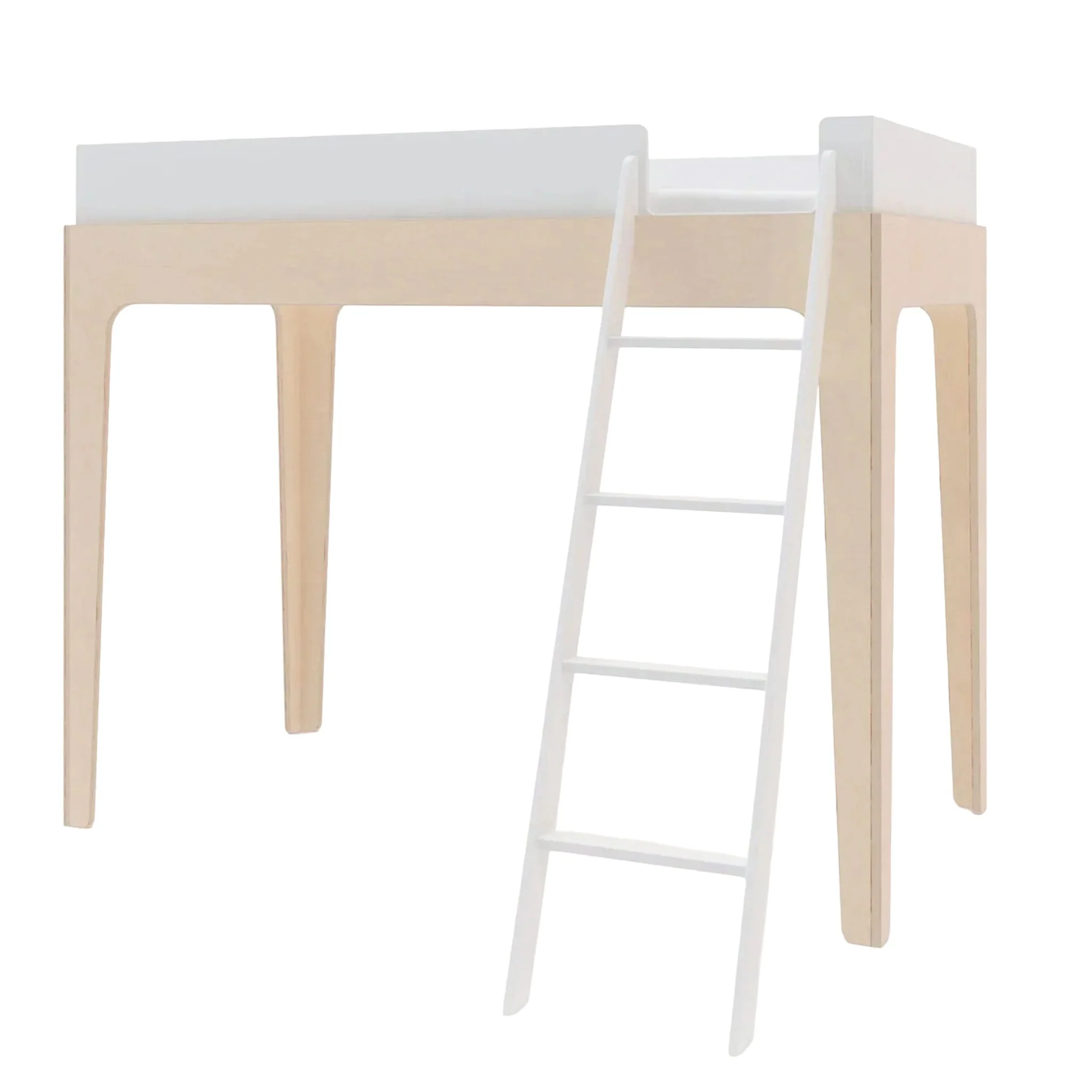 Lit  Jumeau Loft Perch - Naturel/ Blanc - Image 4