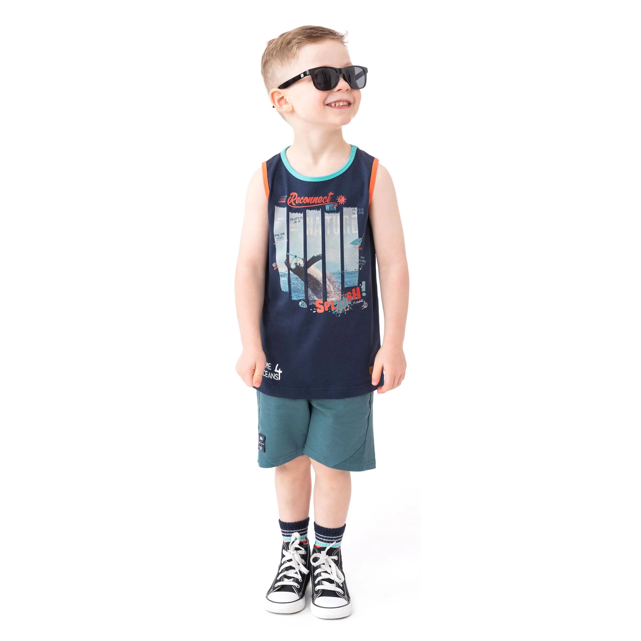 Lunette de Soleil Noir 2-8ans - Image 7