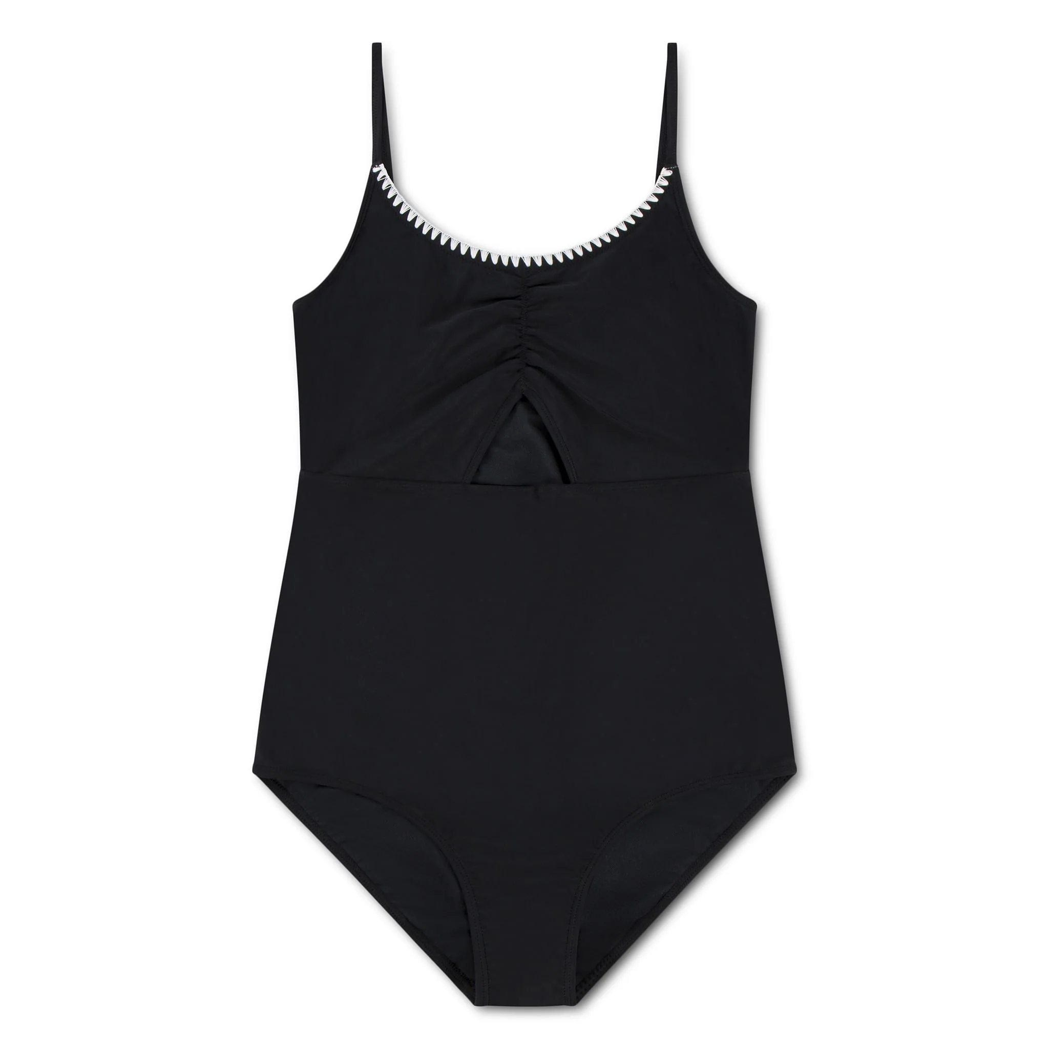 Maillot À Découpe Uni 5-18ans