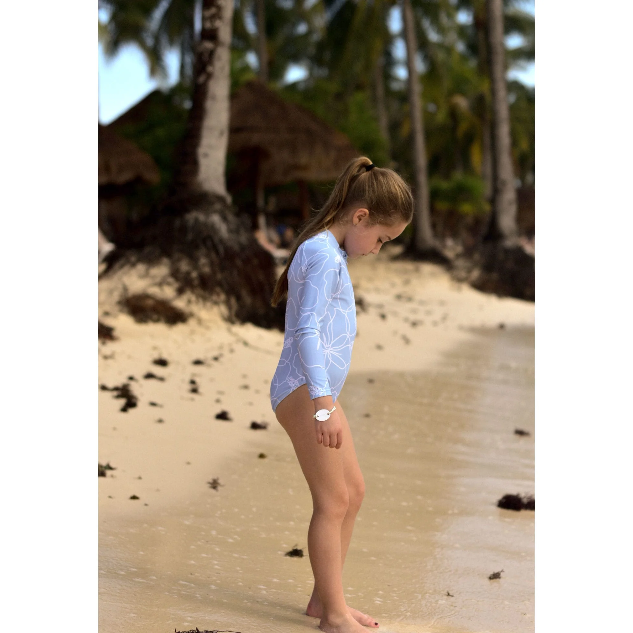 Maillot UV Manches Longues Hibiscus 2-14ans - Image 8
