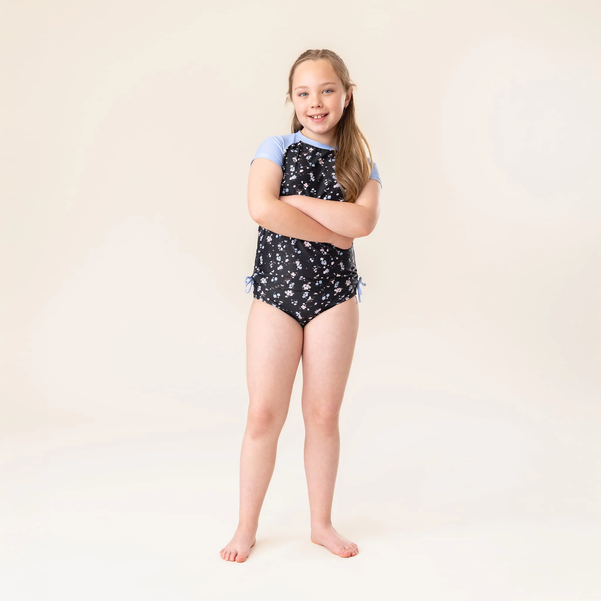 Maillot UV Deux Pièces Fleur 2-14ans - Image 6