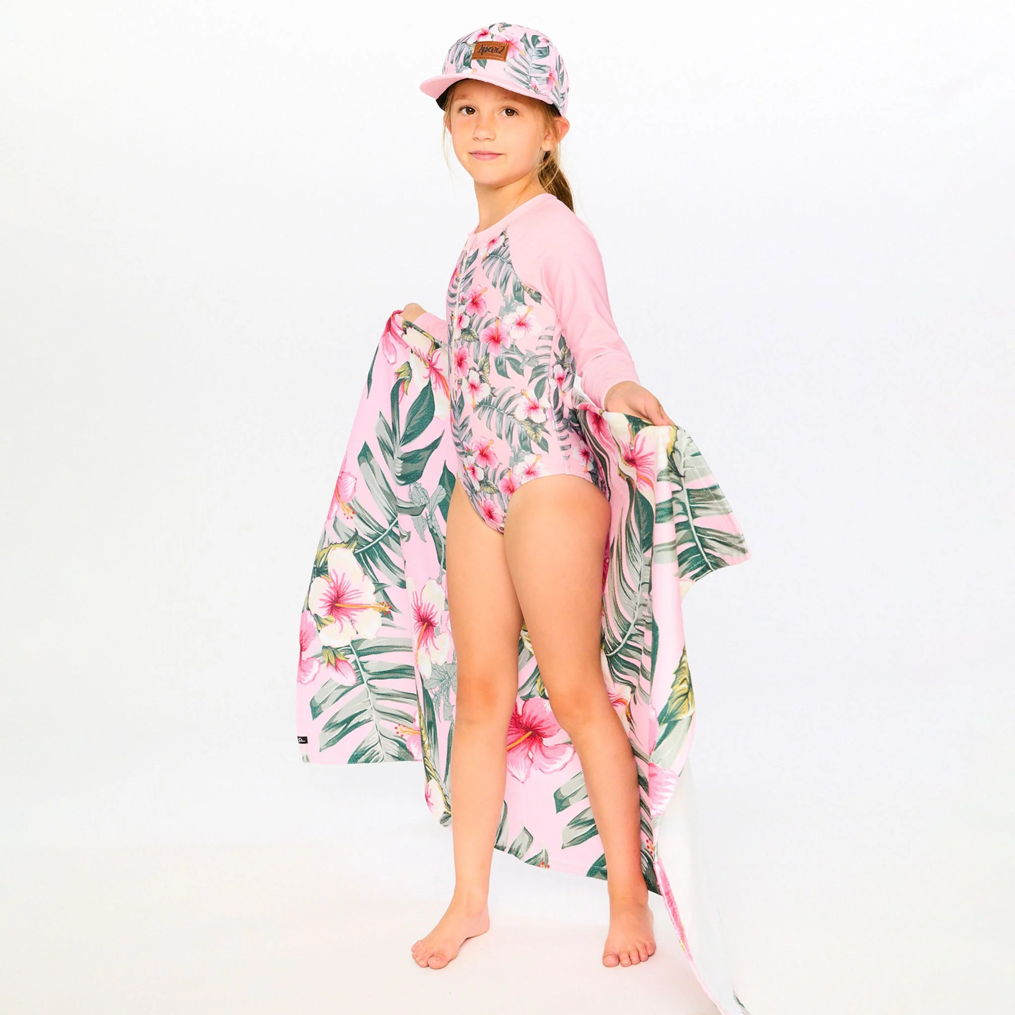 Maillot UV Hibiscus 2-6ans - Image 2