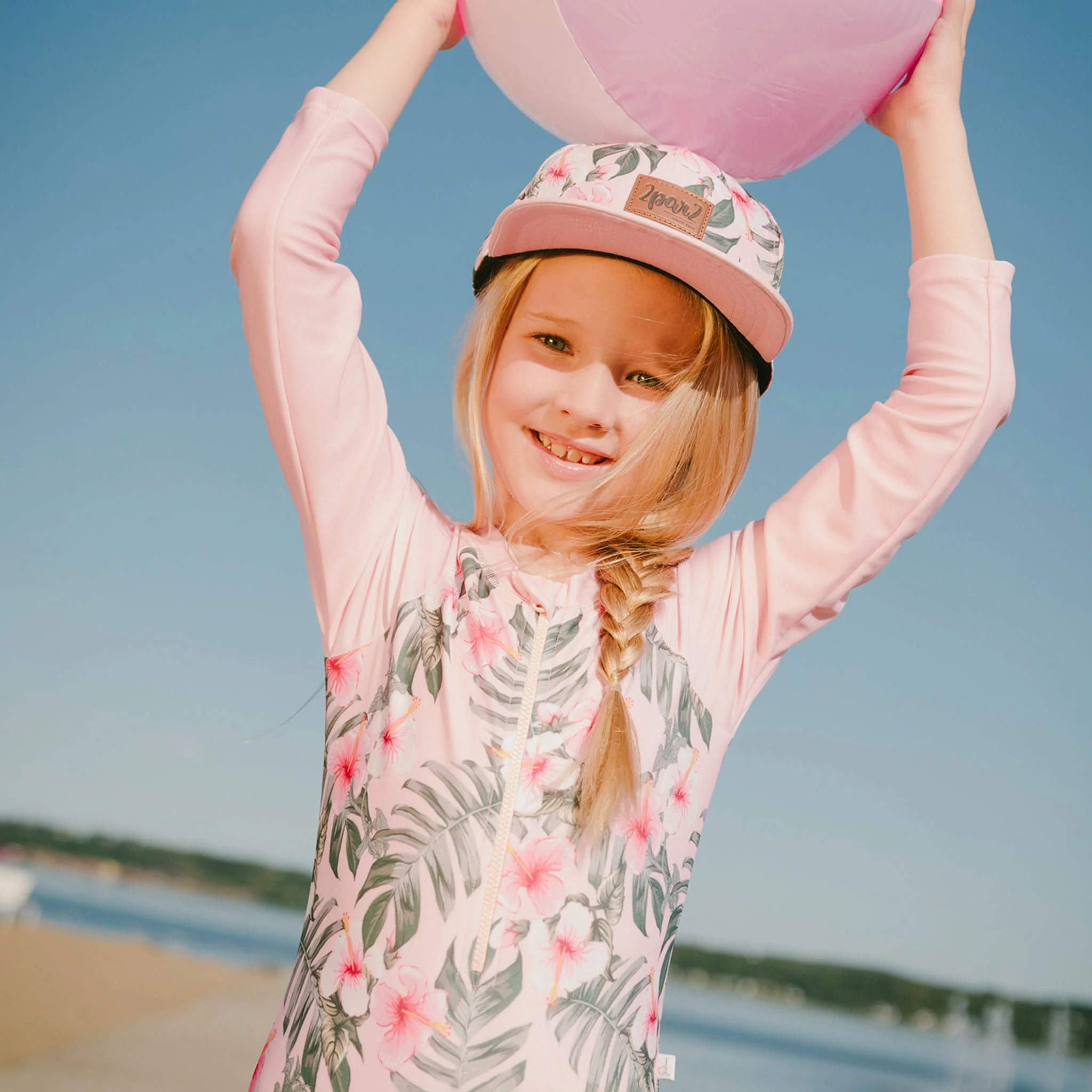 Maillot UV Hibiscus 2-6ans - Image 3