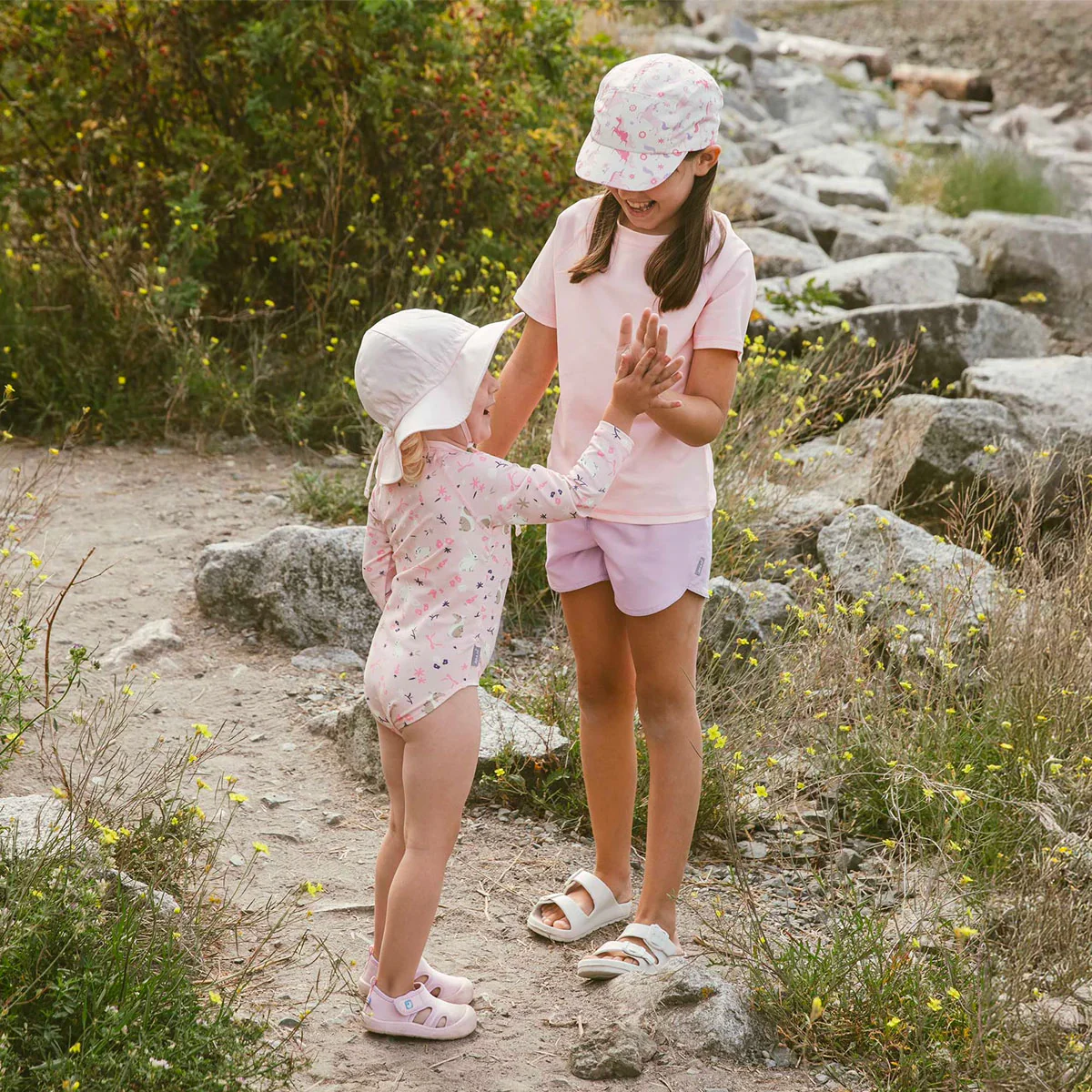 Maillot UV Lapins Fleurs 2-6ans - Image 2
