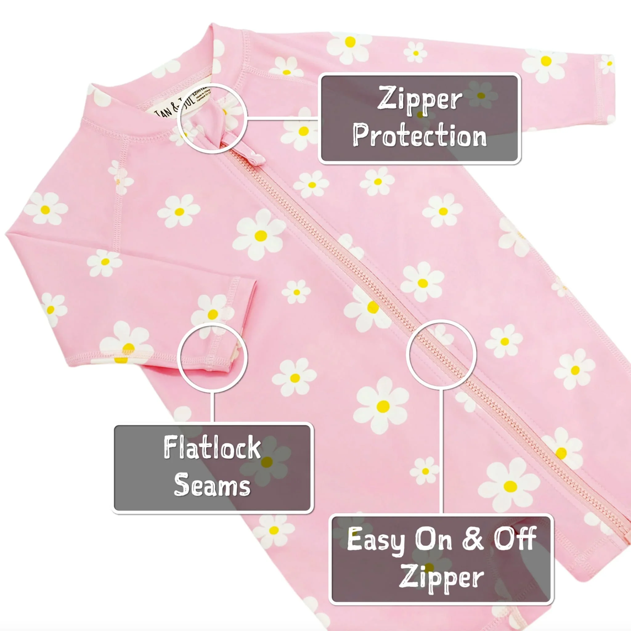 Maillot UV Marguerite 6-24mois - Image 3
