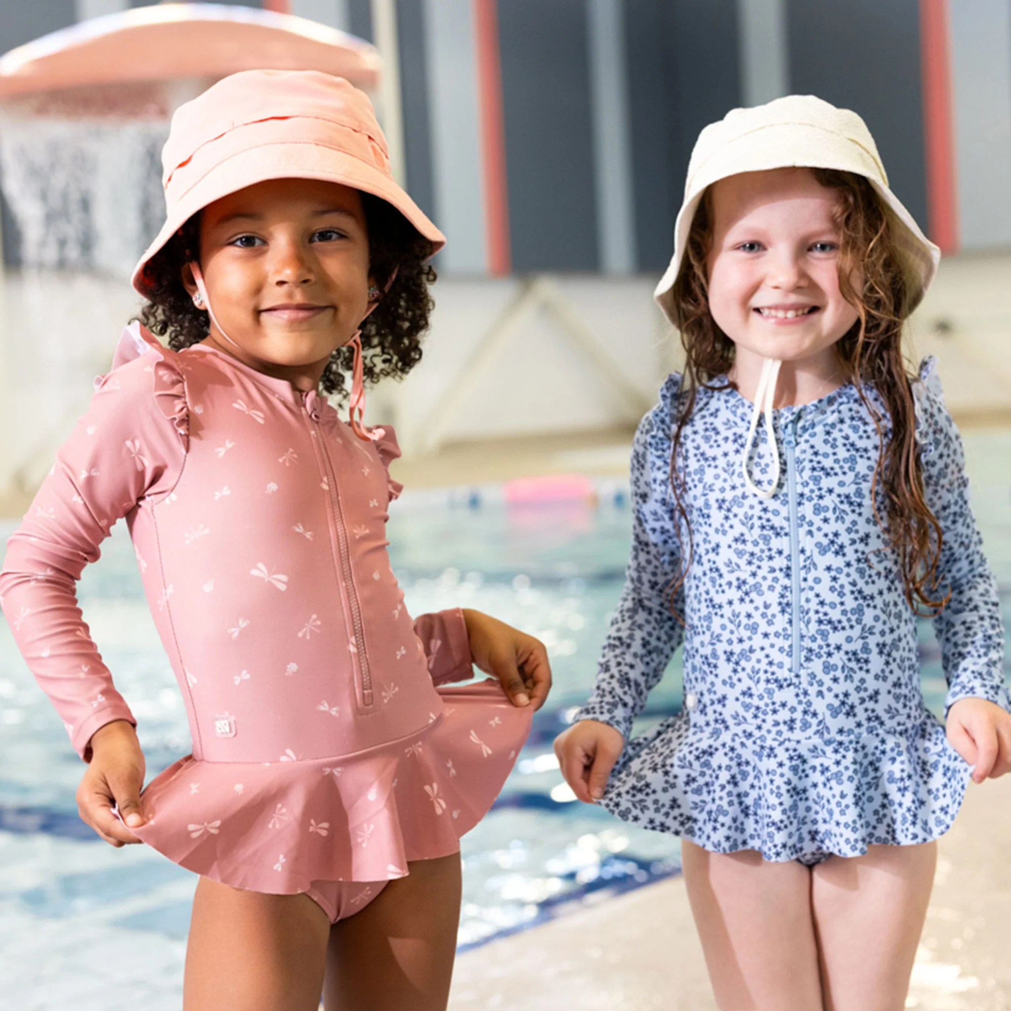 Maillot UV Manches Longues  Bleuets 2-6ans - Image 3