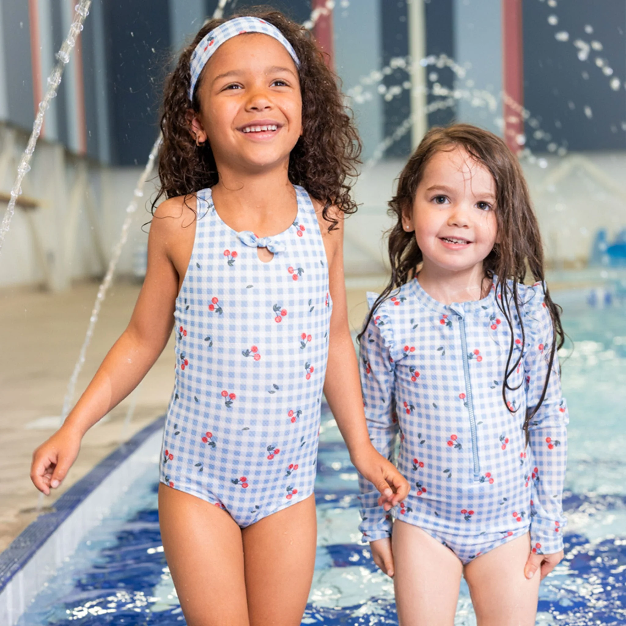 Maillot UV Manches Longues  Cerises 2-10ans - Image 4