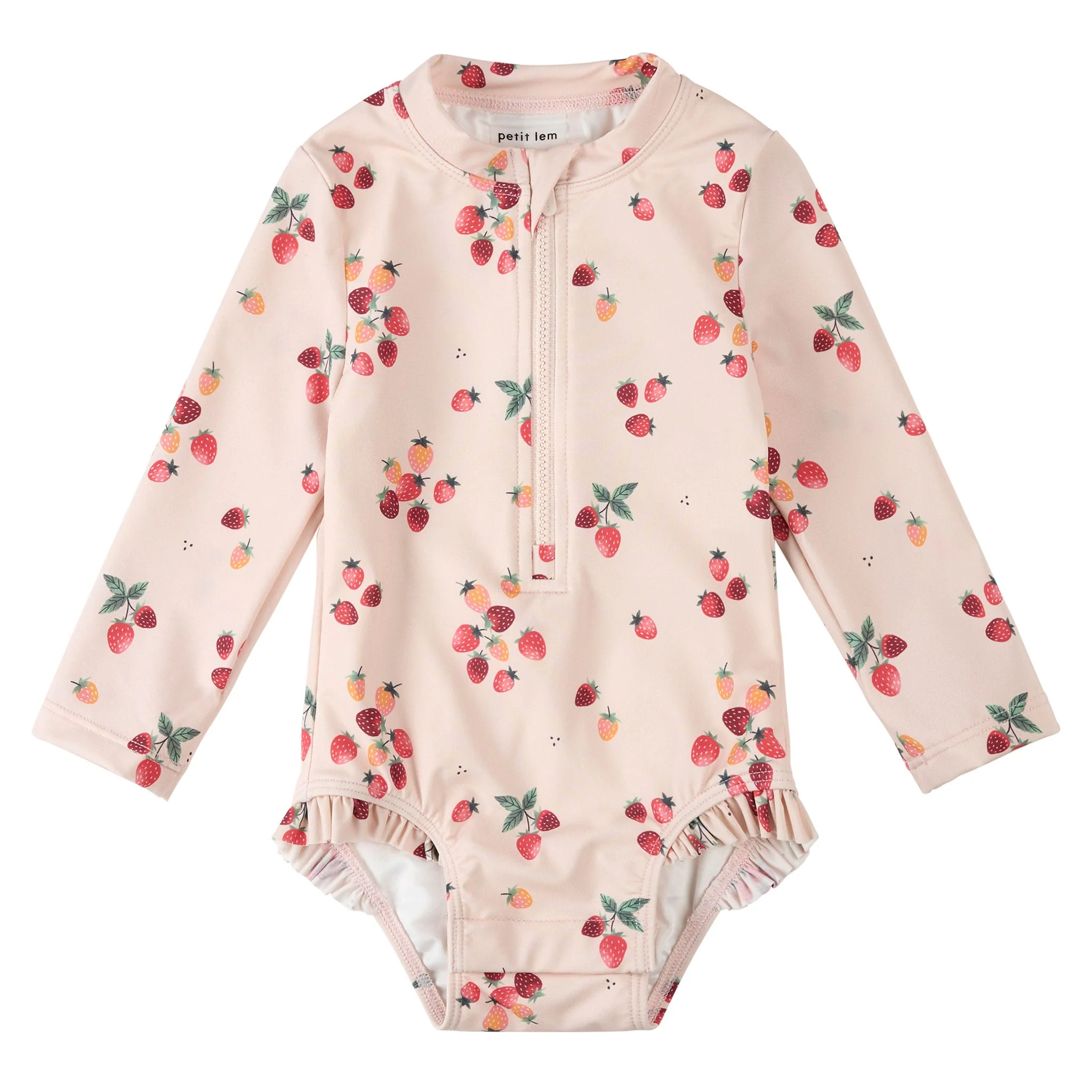 Maillot UV Manches Longues  Fraises 2-6ans