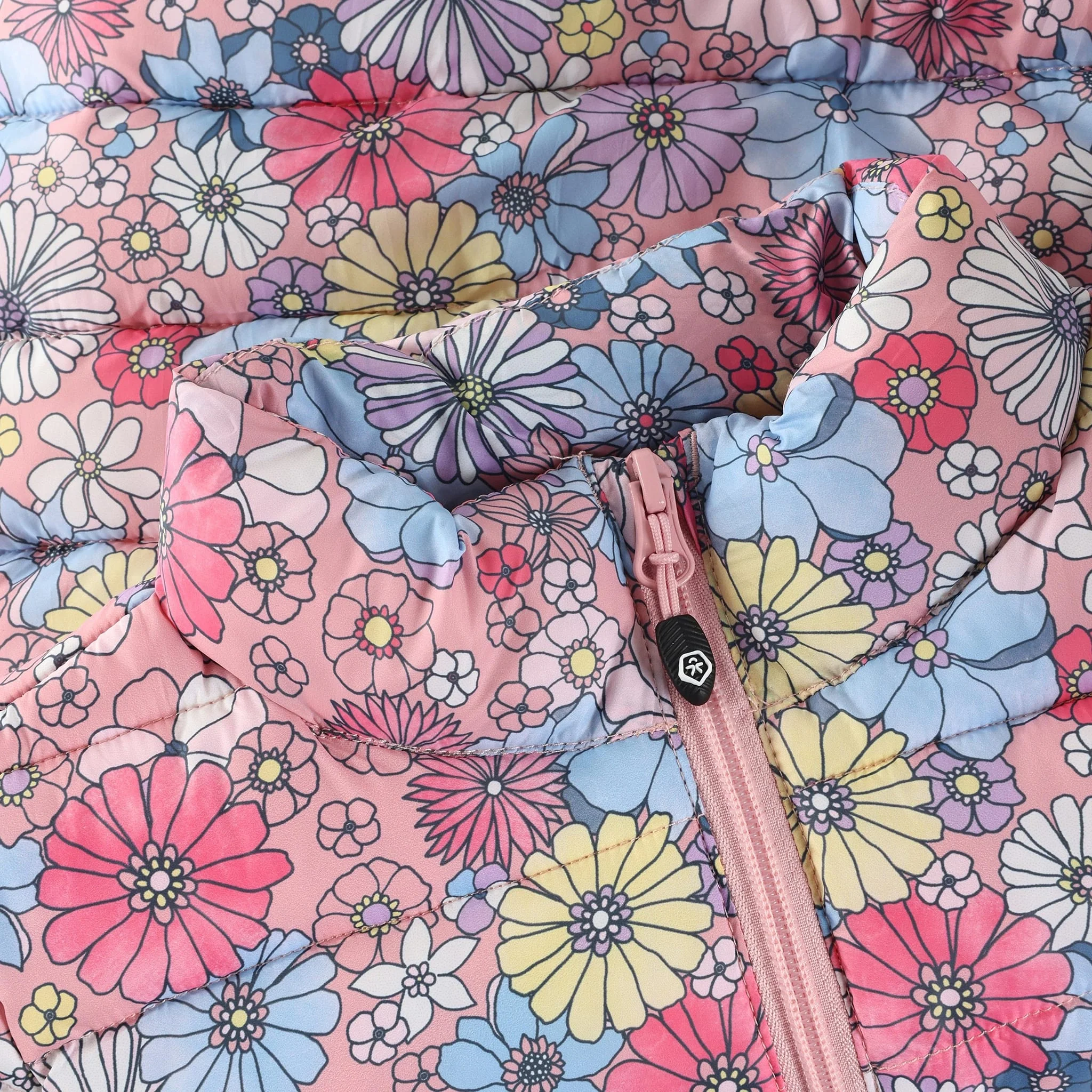 Manteau Matelassé Fleur 4-8ans - Image 3