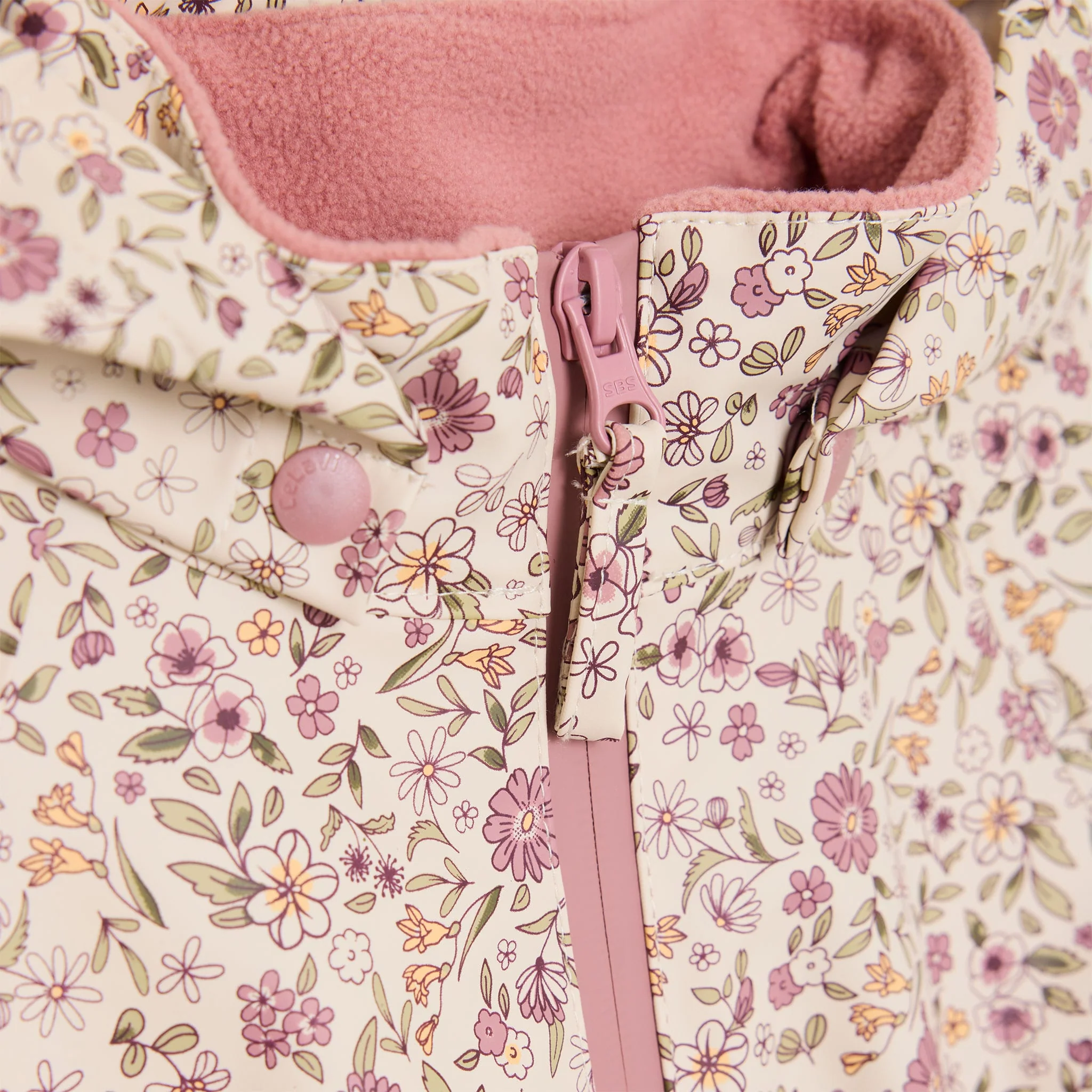 Manteau Pu Floral 1-10ans - Image 3