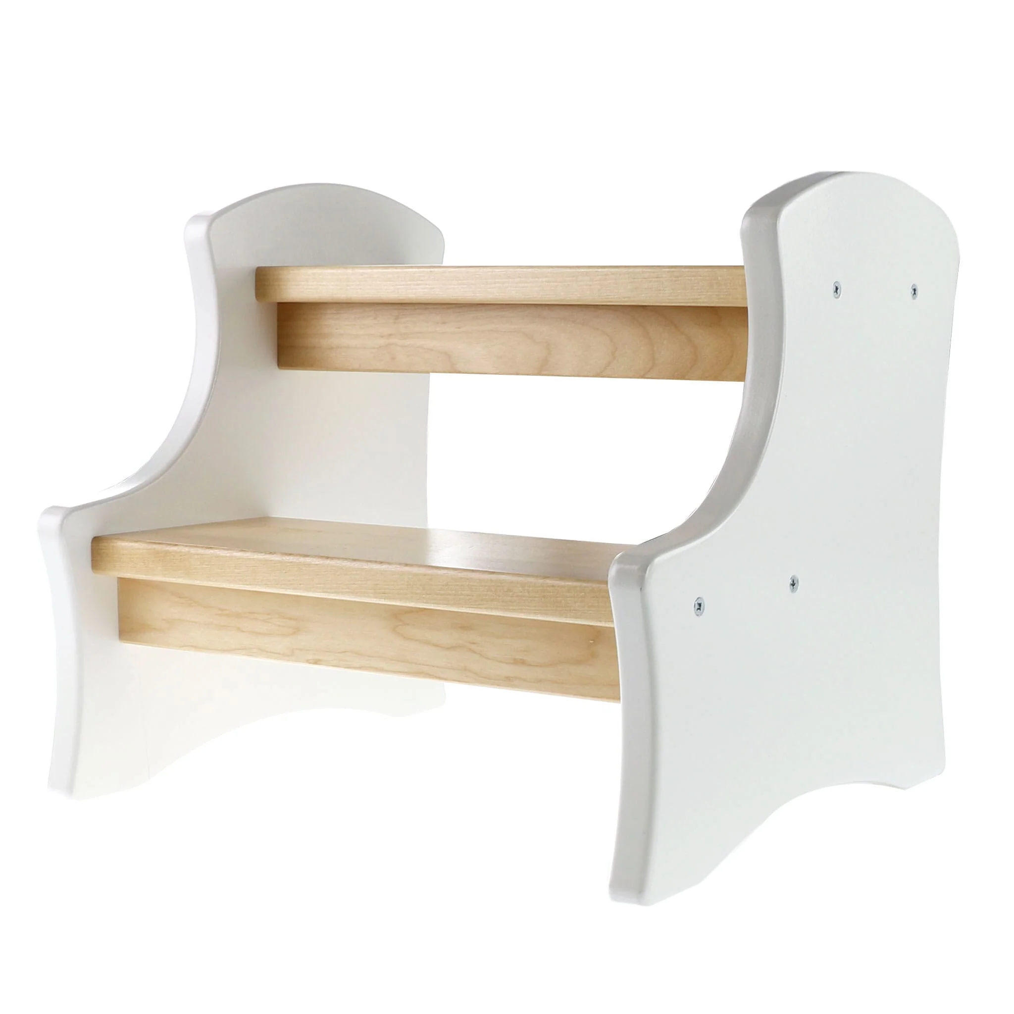 Marche-pied en Bois - Blanc Naturel - Image 5