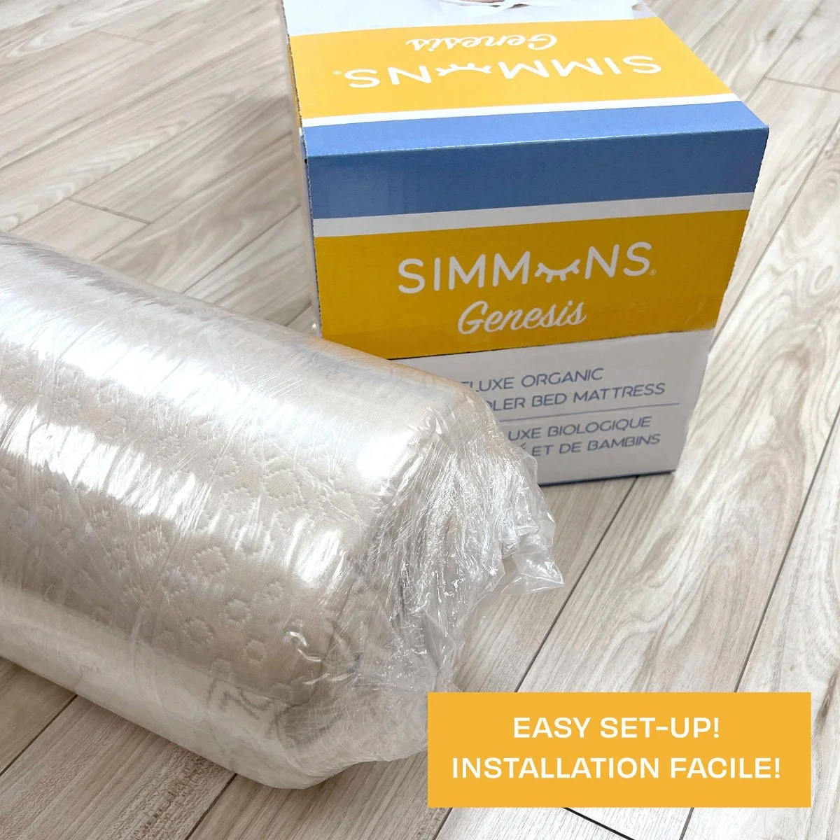 Matelas Roulé Certifié GREENGUARD Gold pour bébé - Simmons - Image 7