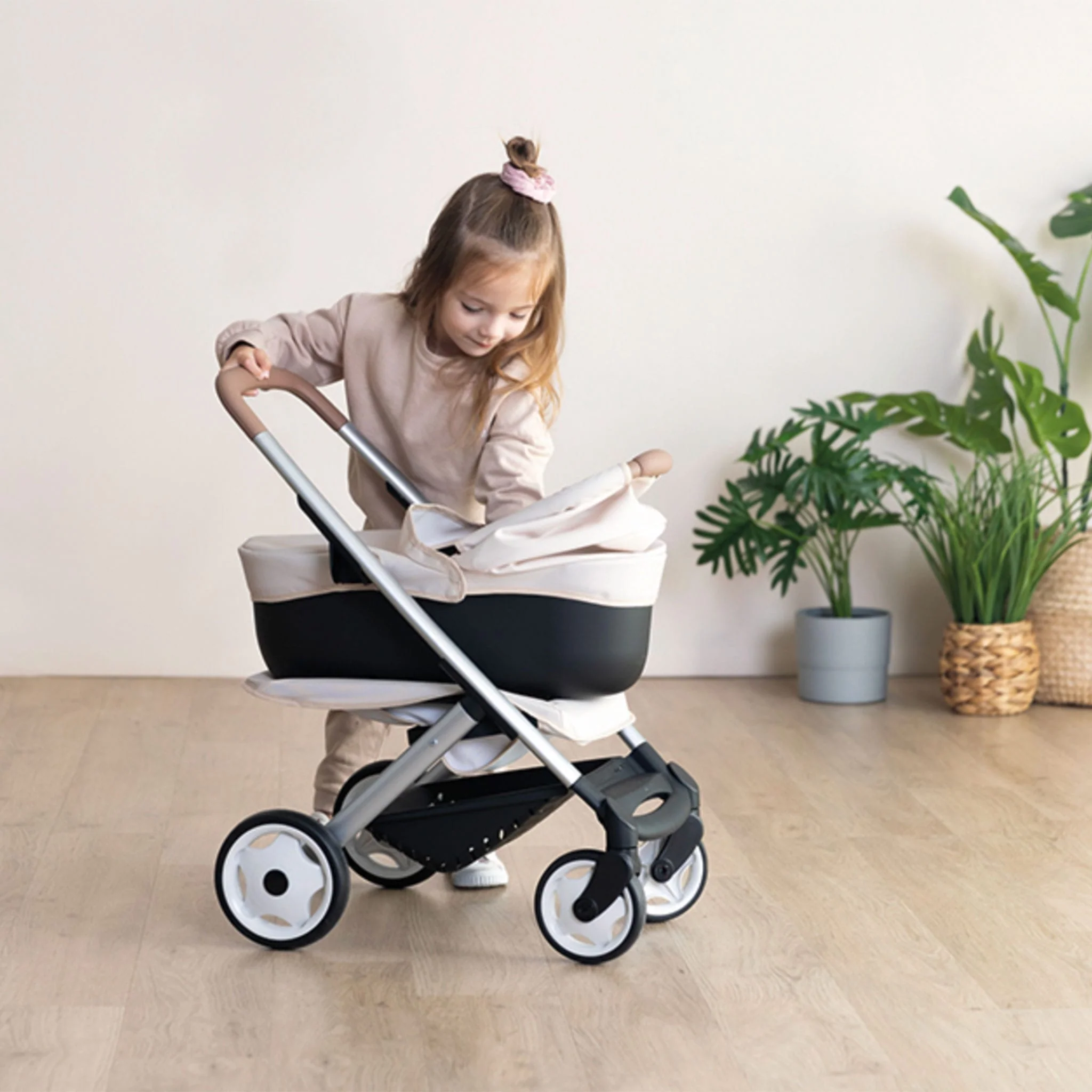 Poussette et Landau pour Poupée - Beige - Image 5