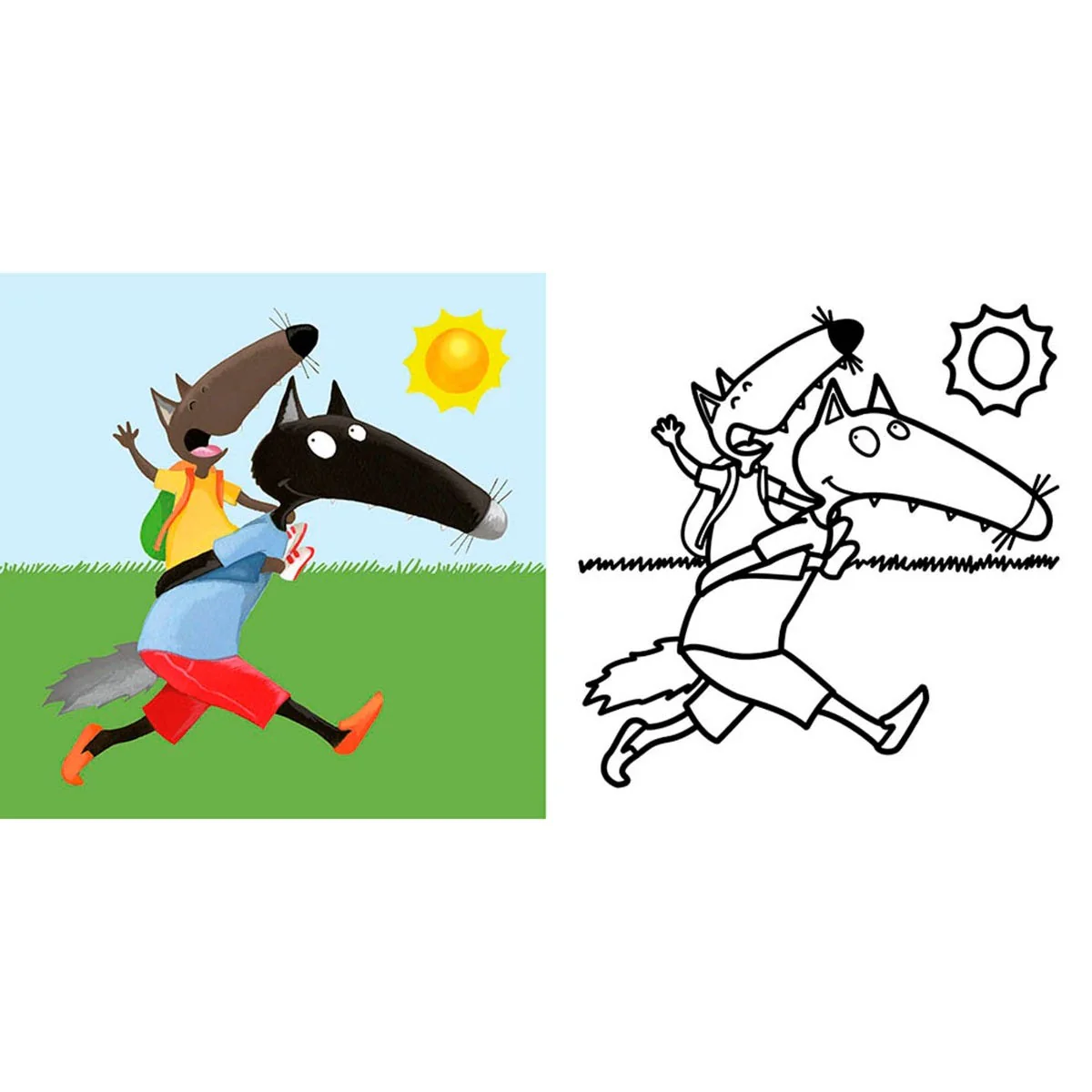Mes Premiers Coloriages P'tit Loup - Les Vacances - Image 4