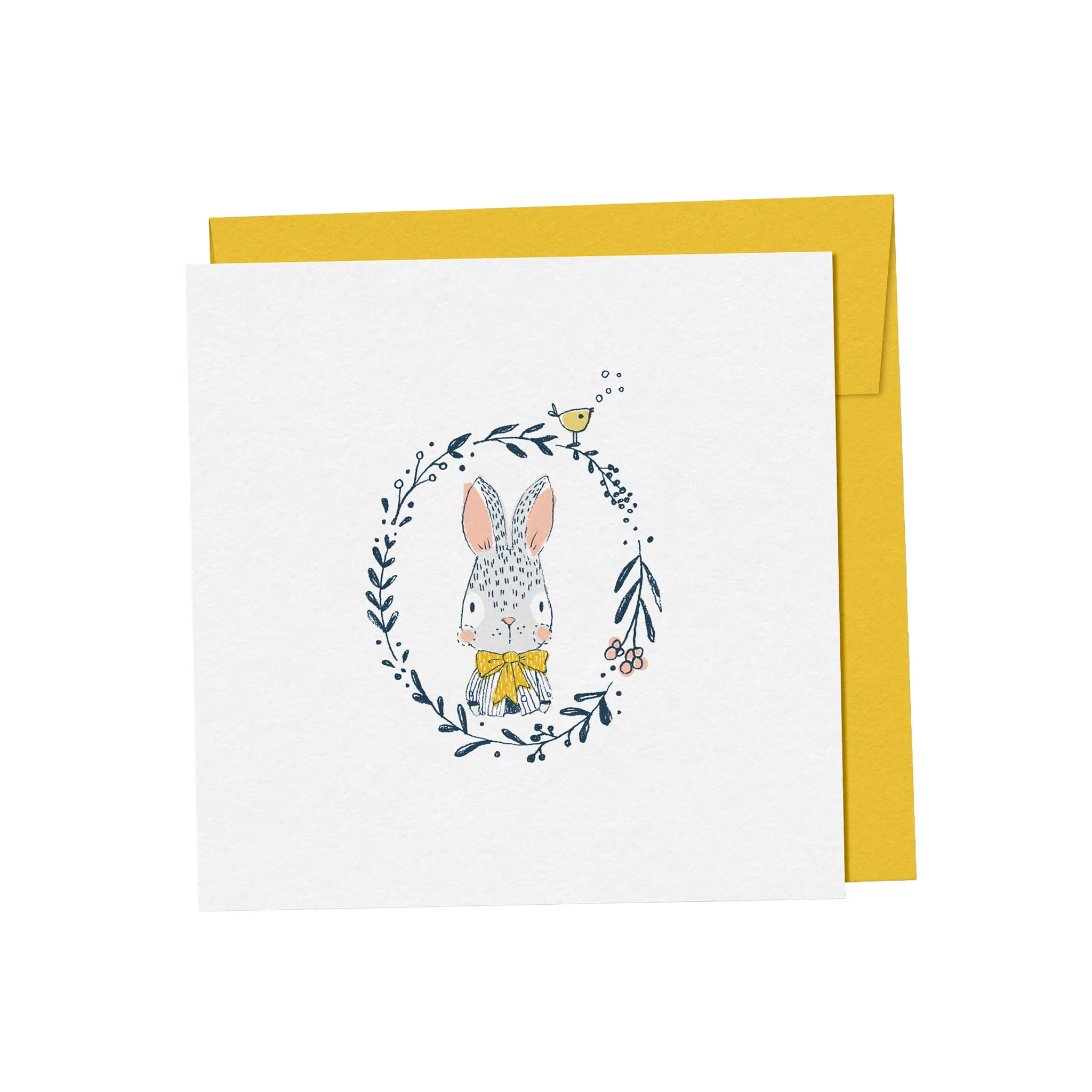 Mini Carte Souhait de Bébé  - Lapinou