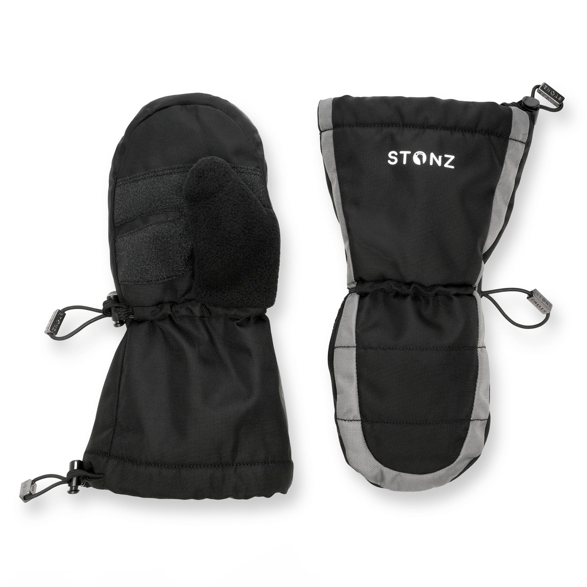 Mitaine Longue Noir/Gris 2-8ans - Image 3