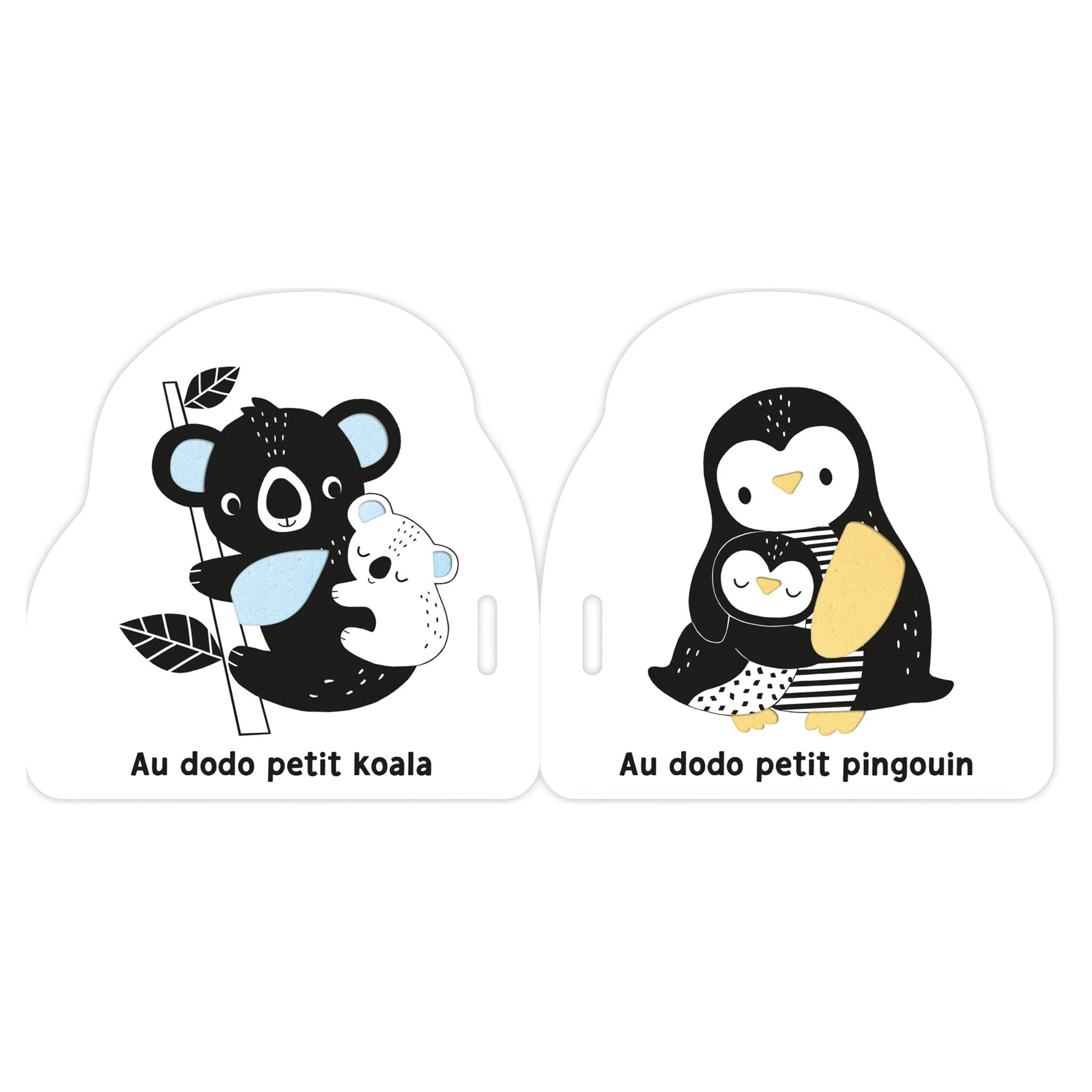Mon Premier Livre Poussette en Noir et Blanc - Au Dodo - Image 2
