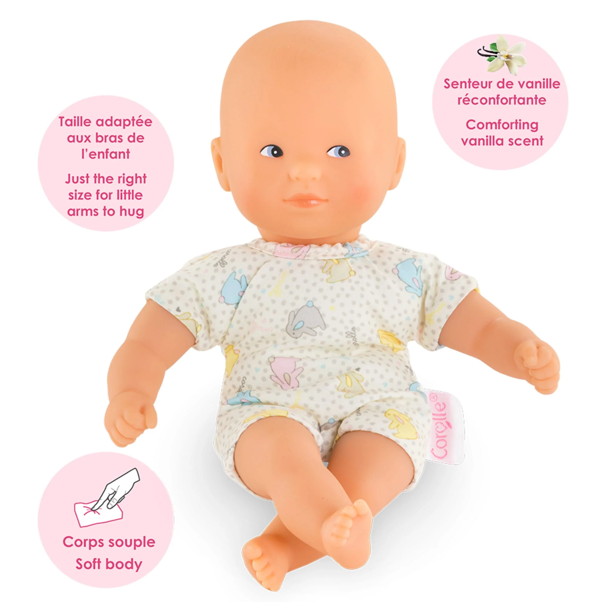 Mon Premier Poupon - Mini Calin - Bunnies Eyes 8" - Image 3