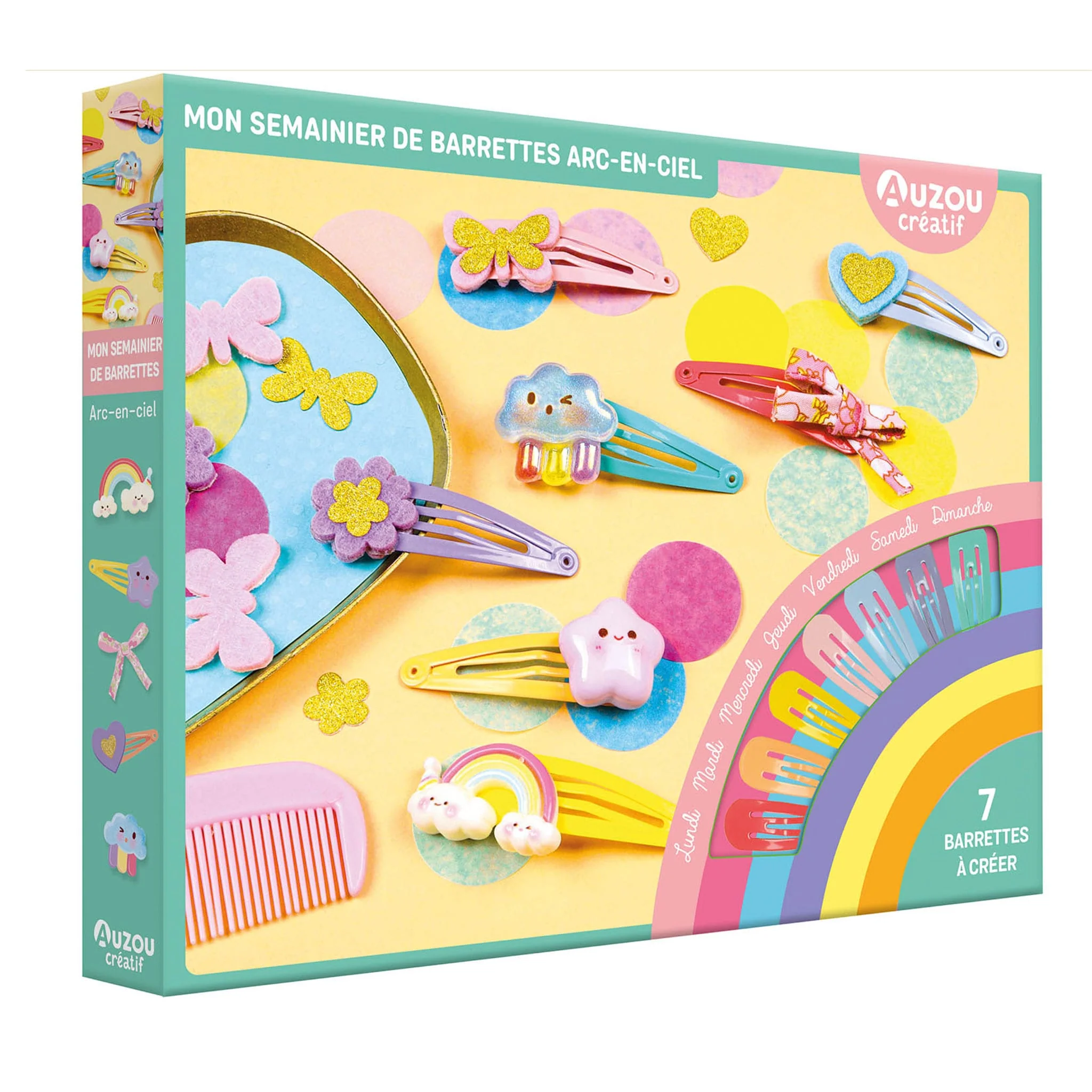 Mon Semainier de Barrettes Arc-en-ciel