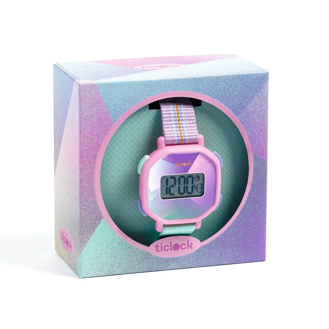 Montre Digitale - Prisme Mauve - Image 2