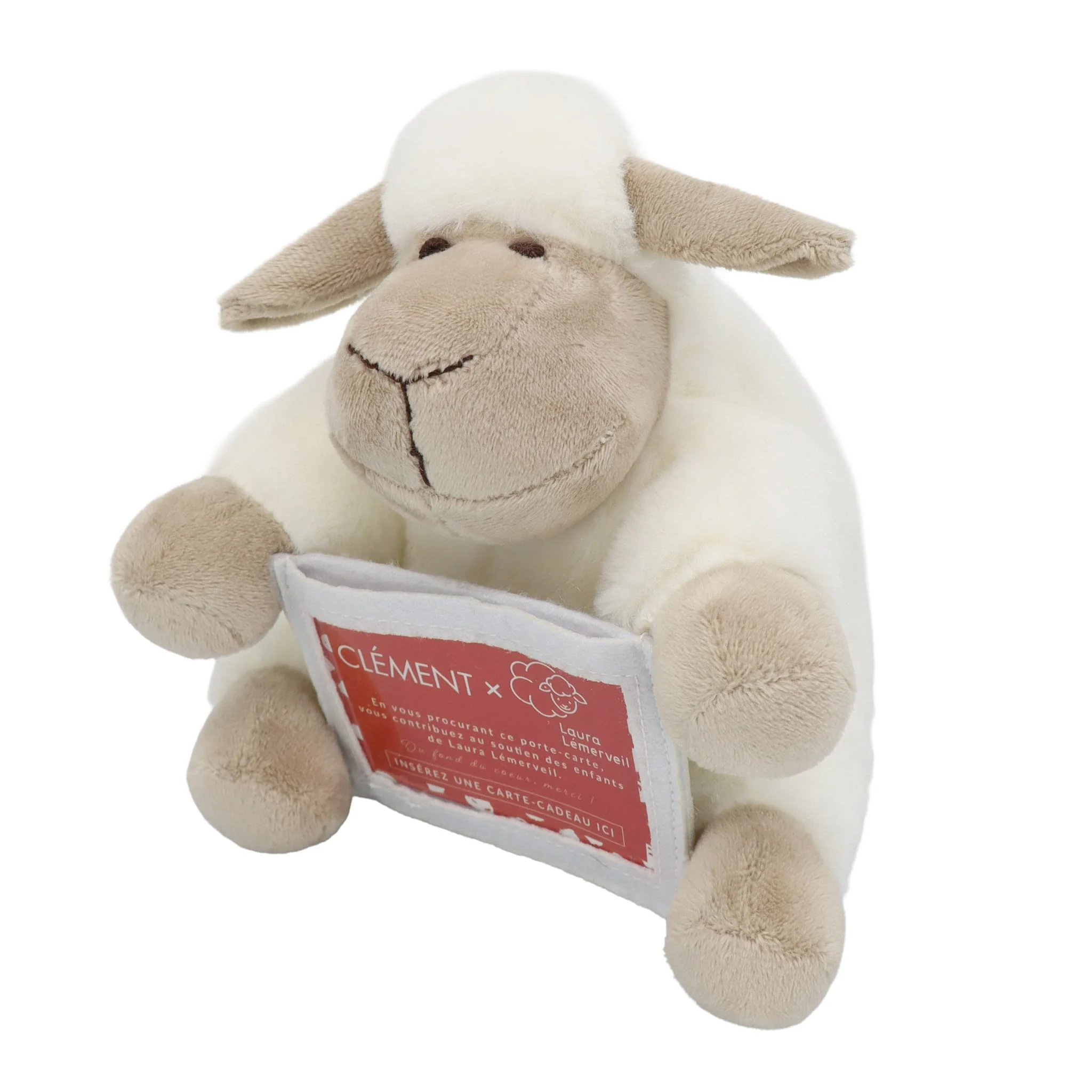 Peluche Porte-Carte Mouton - Édition spéciale Laura Lémerveil - Image 3