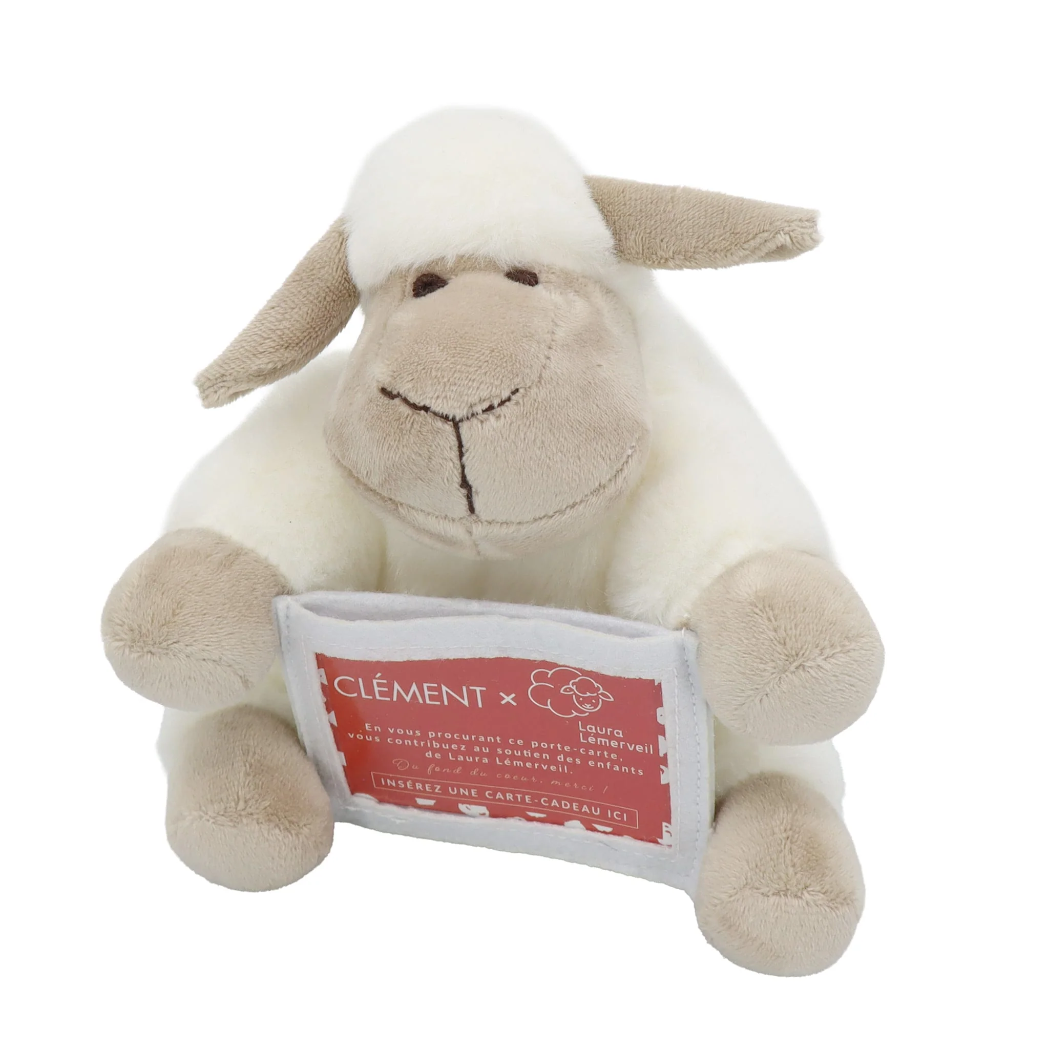 Peluche Porte-Carte Mouton - Édition spéciale Laura Lémerveil - Image 4