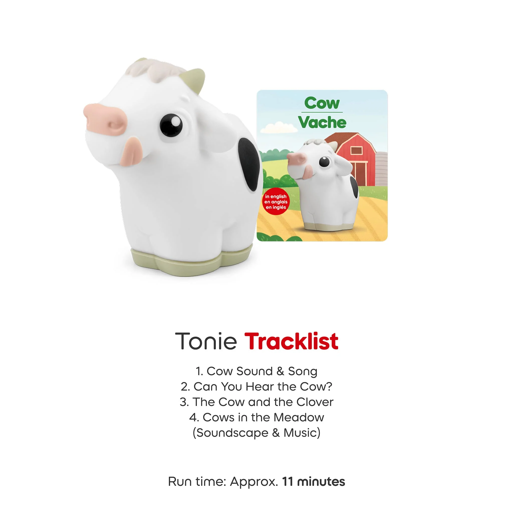 My First Tonies: Ferme - Vache, Cochon et Cheval Ensemble de 3 (Anglais) - Image 5