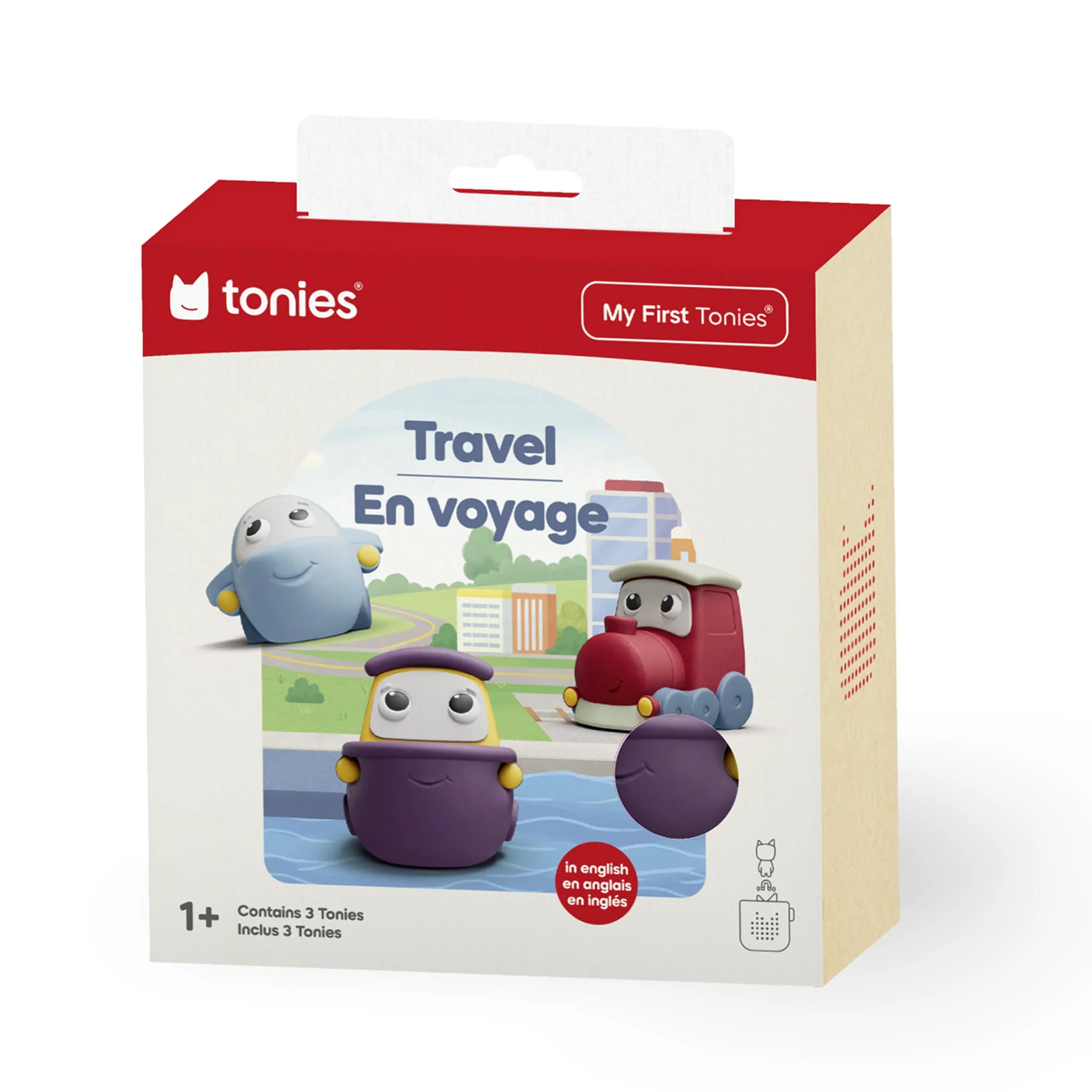 My First Tonies: Voyage - Avion, Bateau et Train Ensemble de 3 (Anglais)