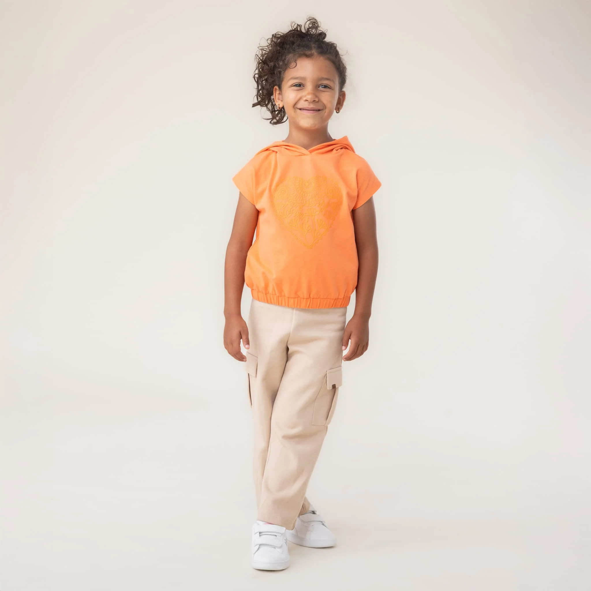 Pantalon Cargo Fleurs 2-12ans - Image 3