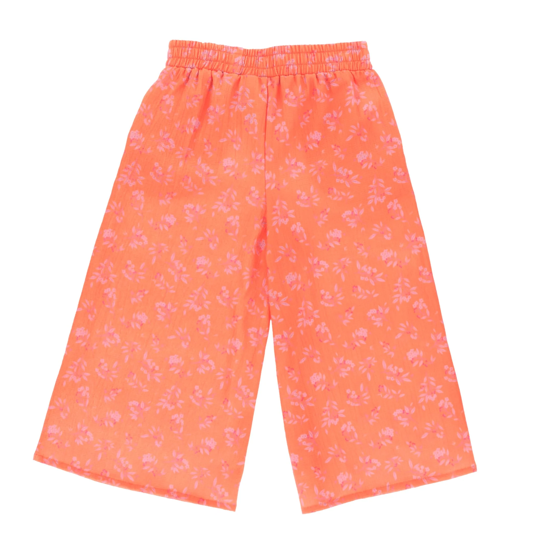 Pantalon Jambe Large Fleurs 2-12ans - Image 4