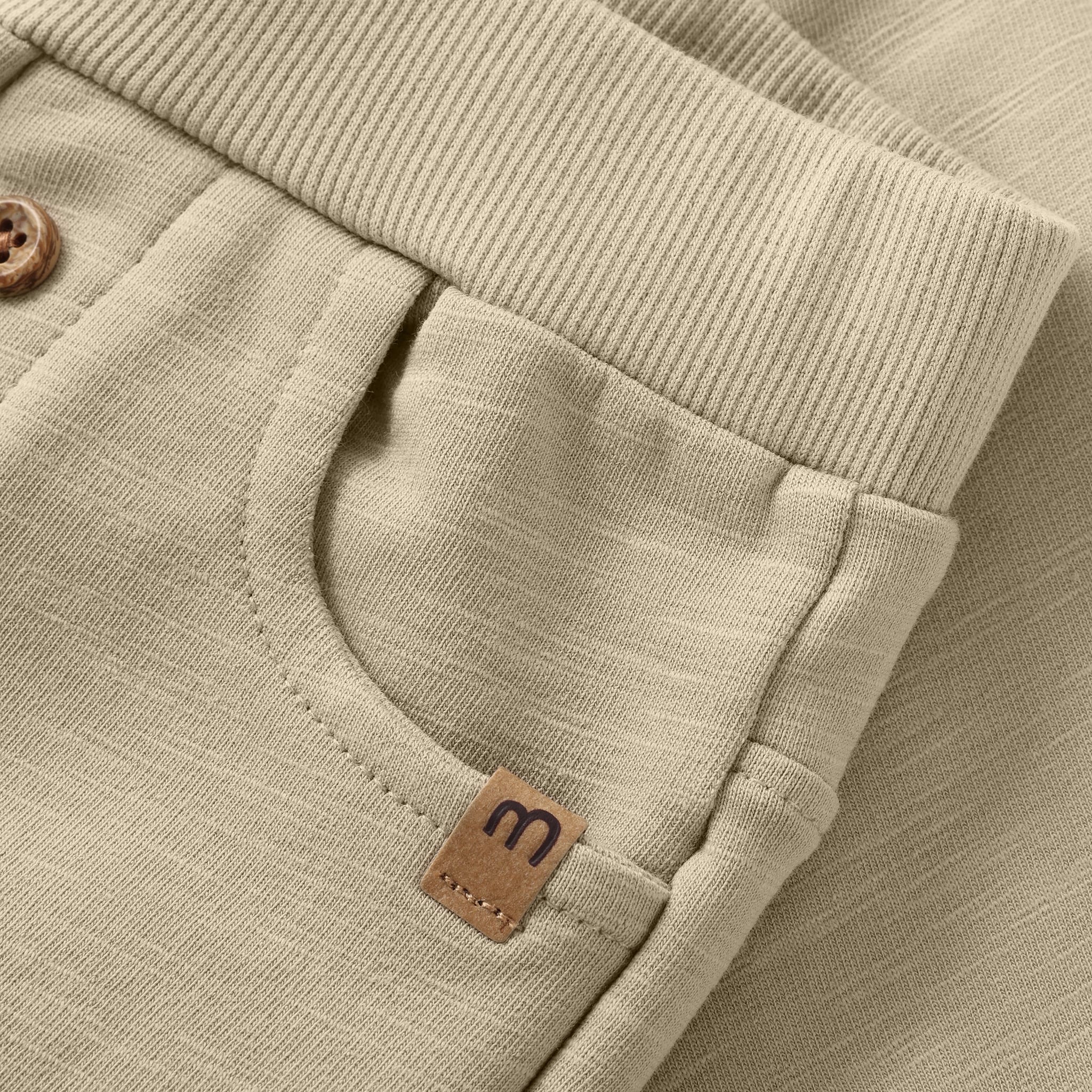 Pantalon Ouaté Uni 6-24mois - Image 3