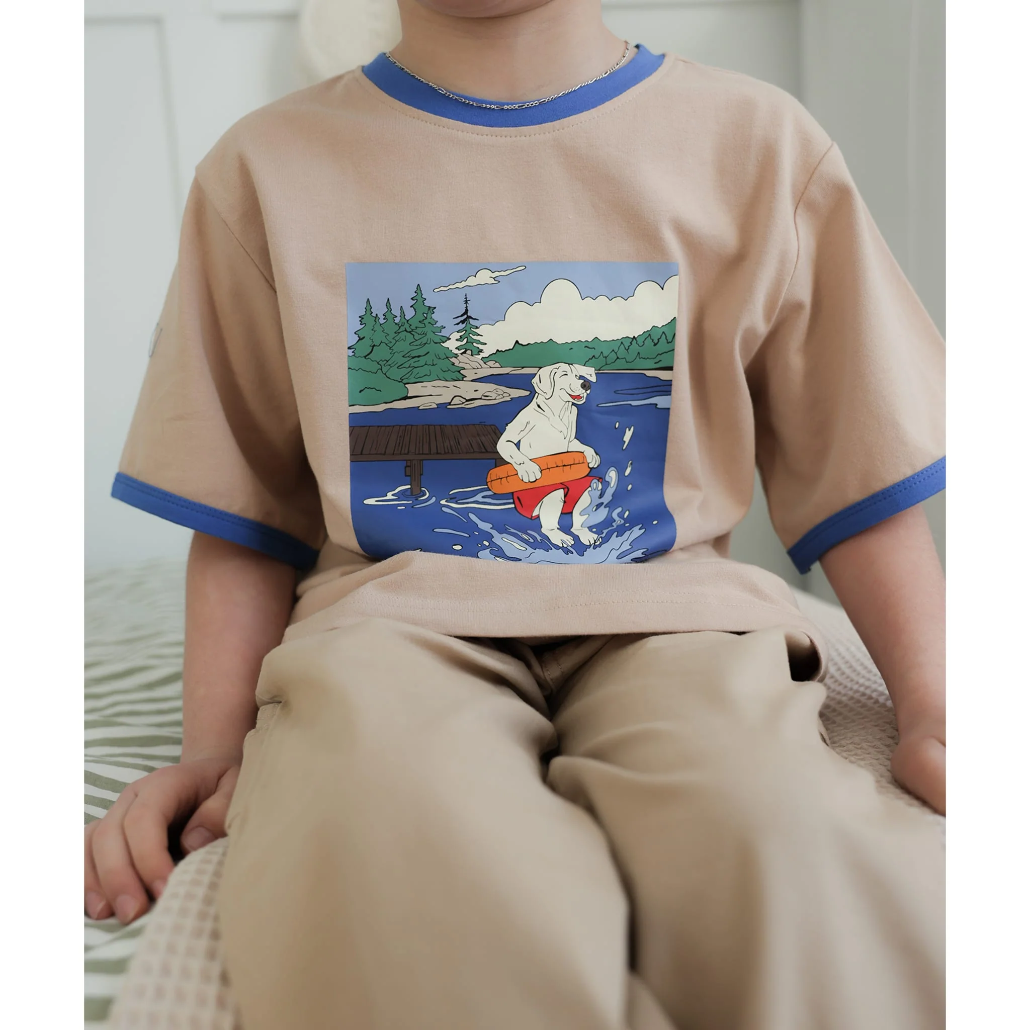 Pantalon Twill Beige 10-16ans - Image 5
