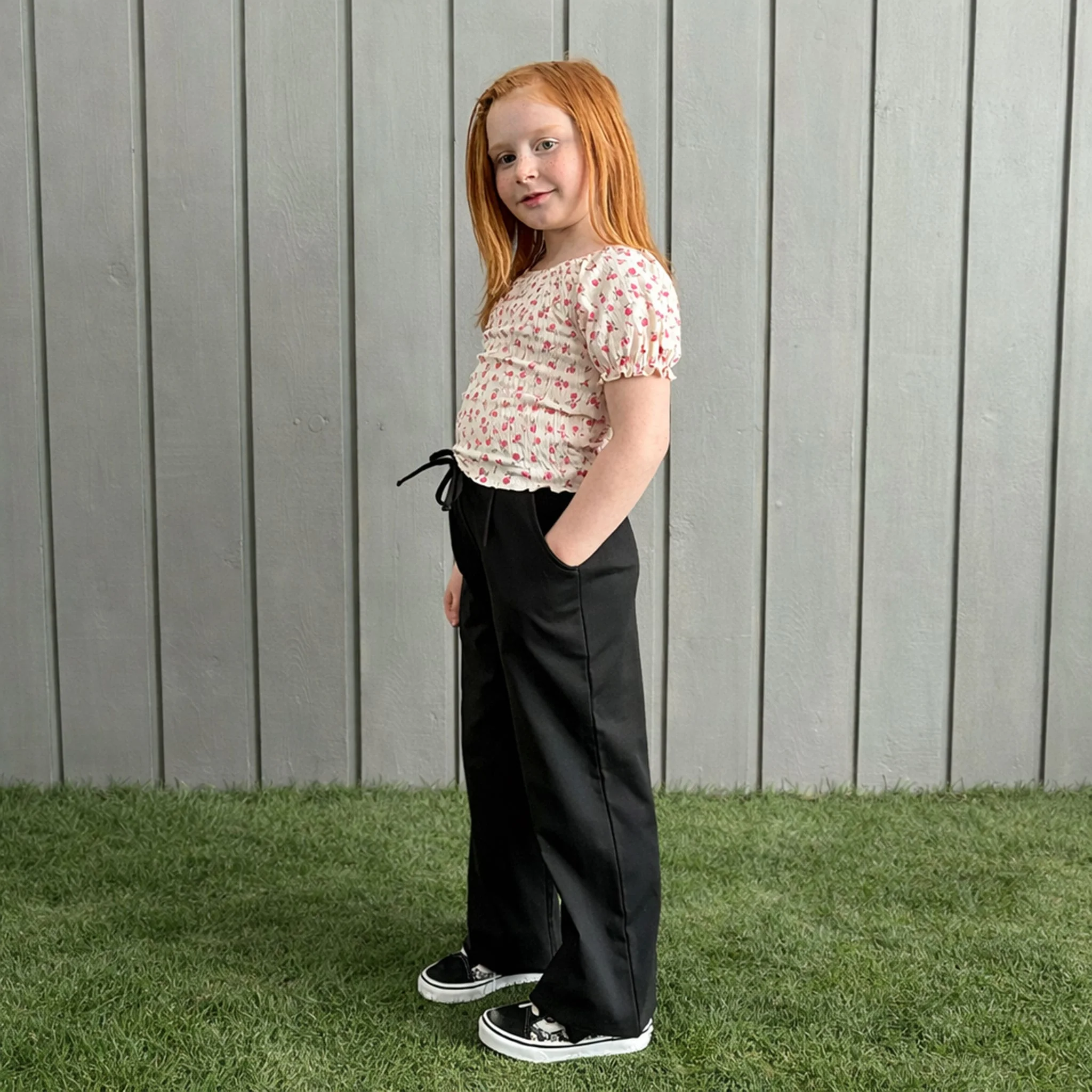 Pantalon Évasé PDR Cerises 7-14ans - Image 2