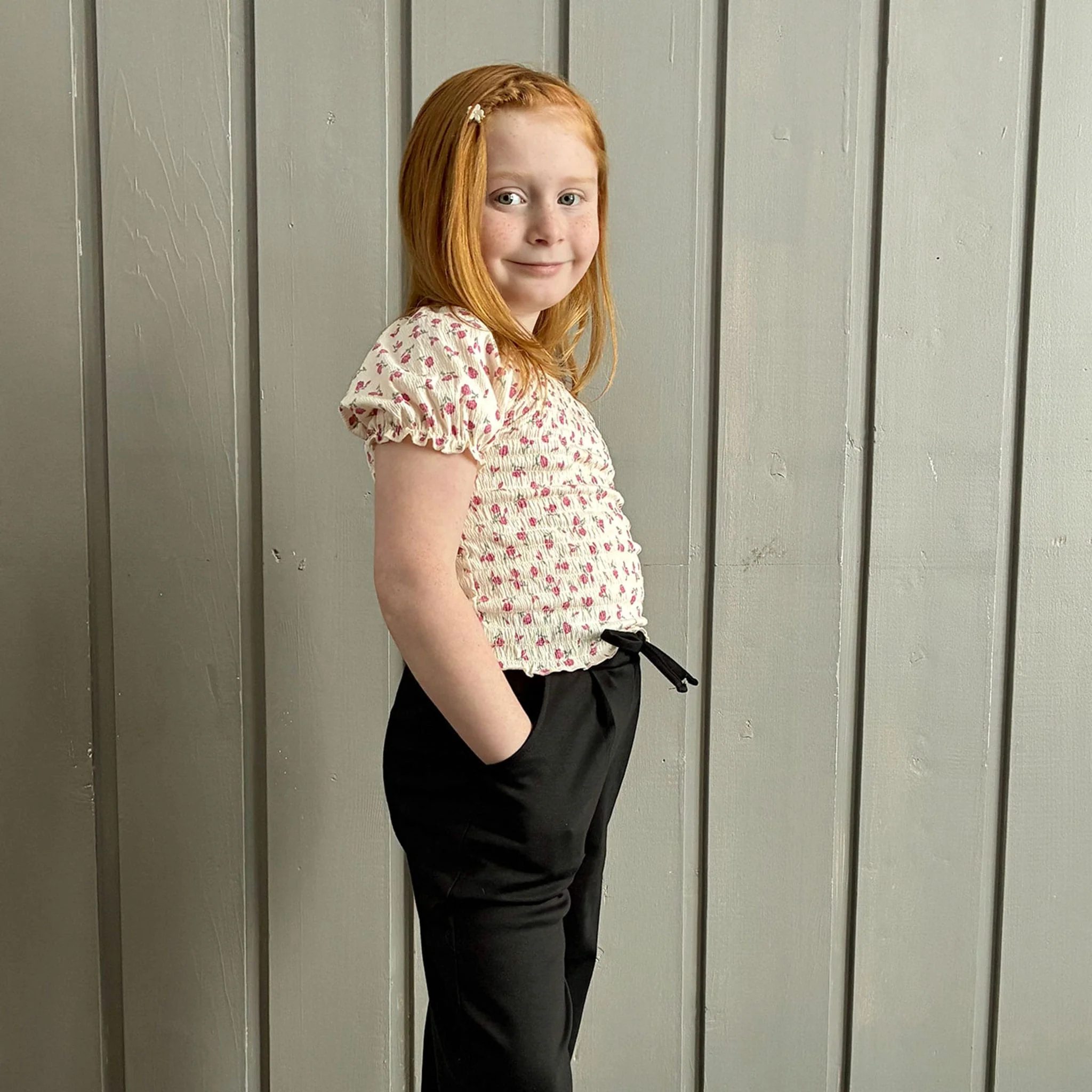 Pantalon Évasé PDR Cerises 7-14ans - Image 6
