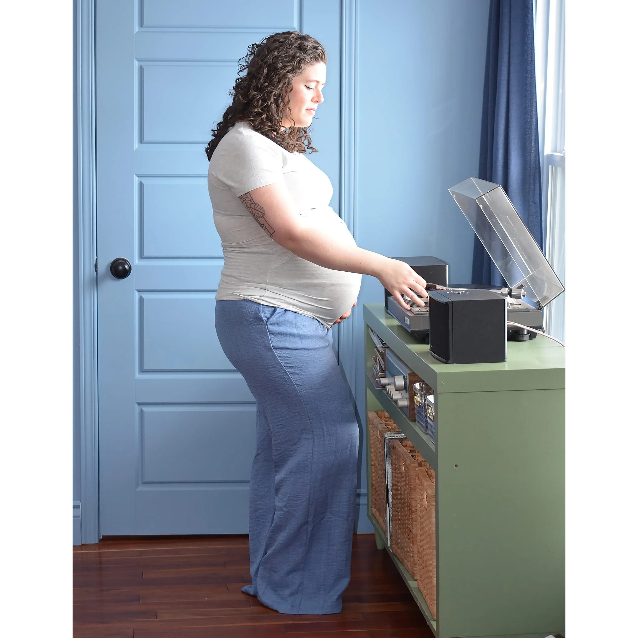 Pantalon Maternité Chambray - Image 8