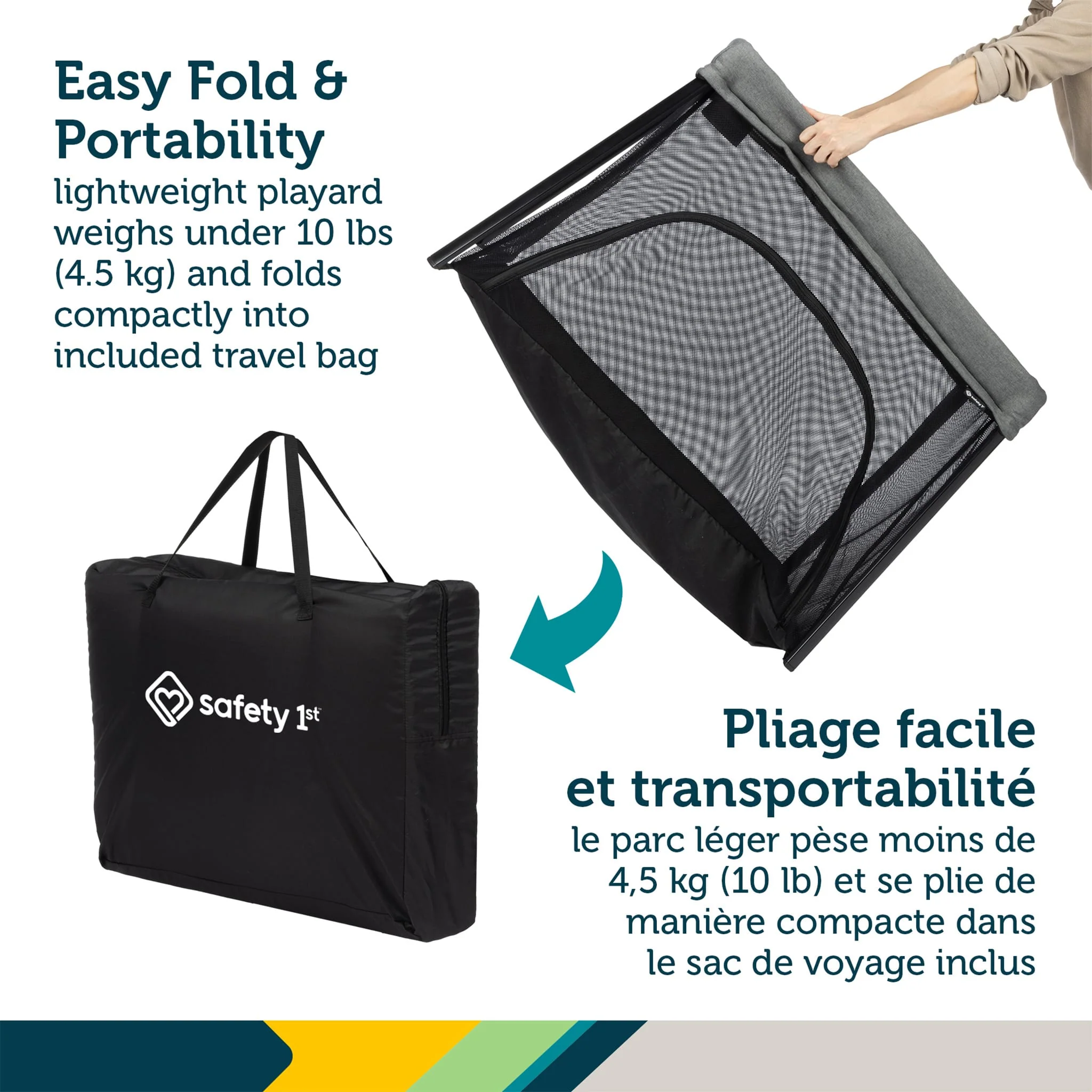 Parc Dream & Go™ 3-en-1 - Gris - Image 5