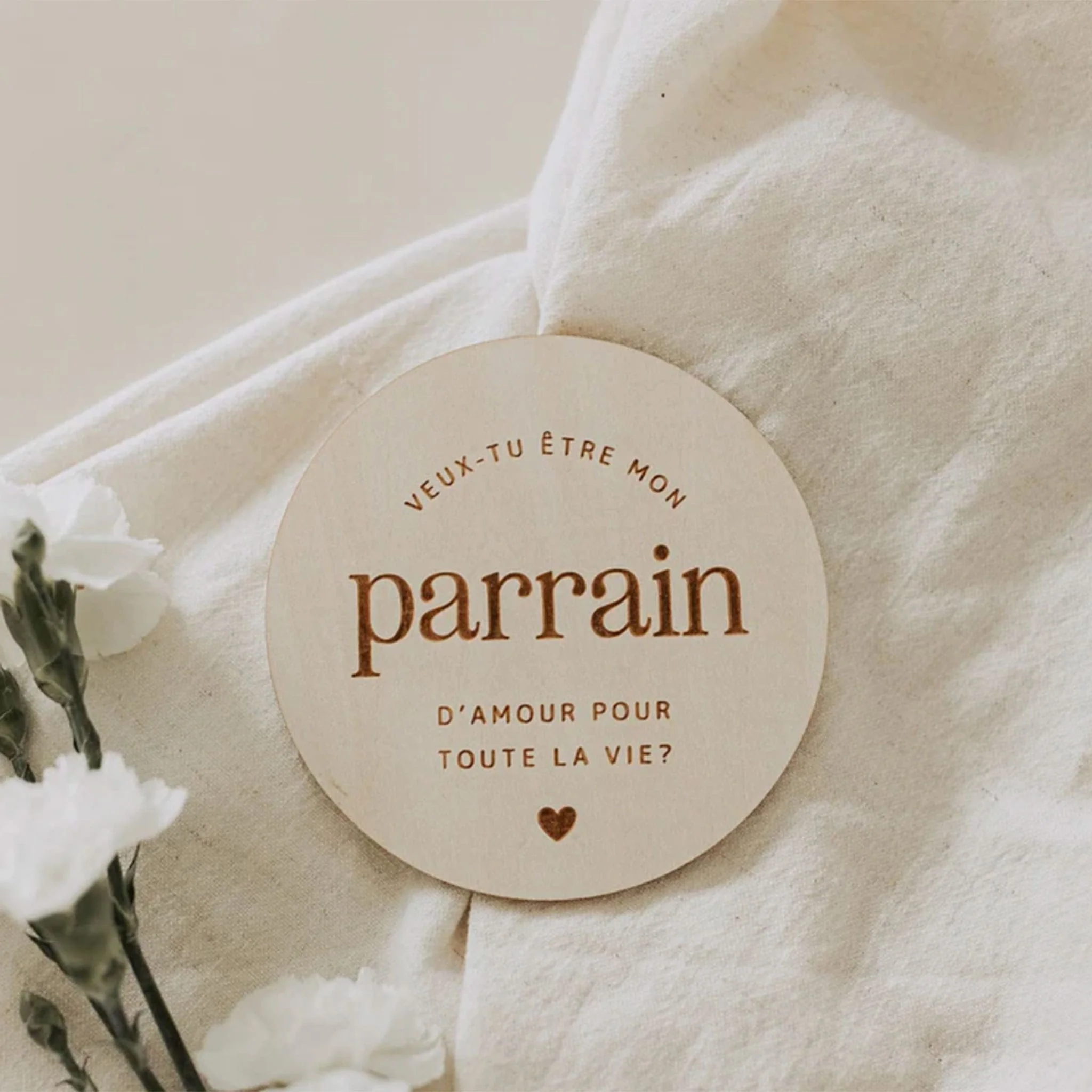 Pastilles en Bois - Parrain - Image 2