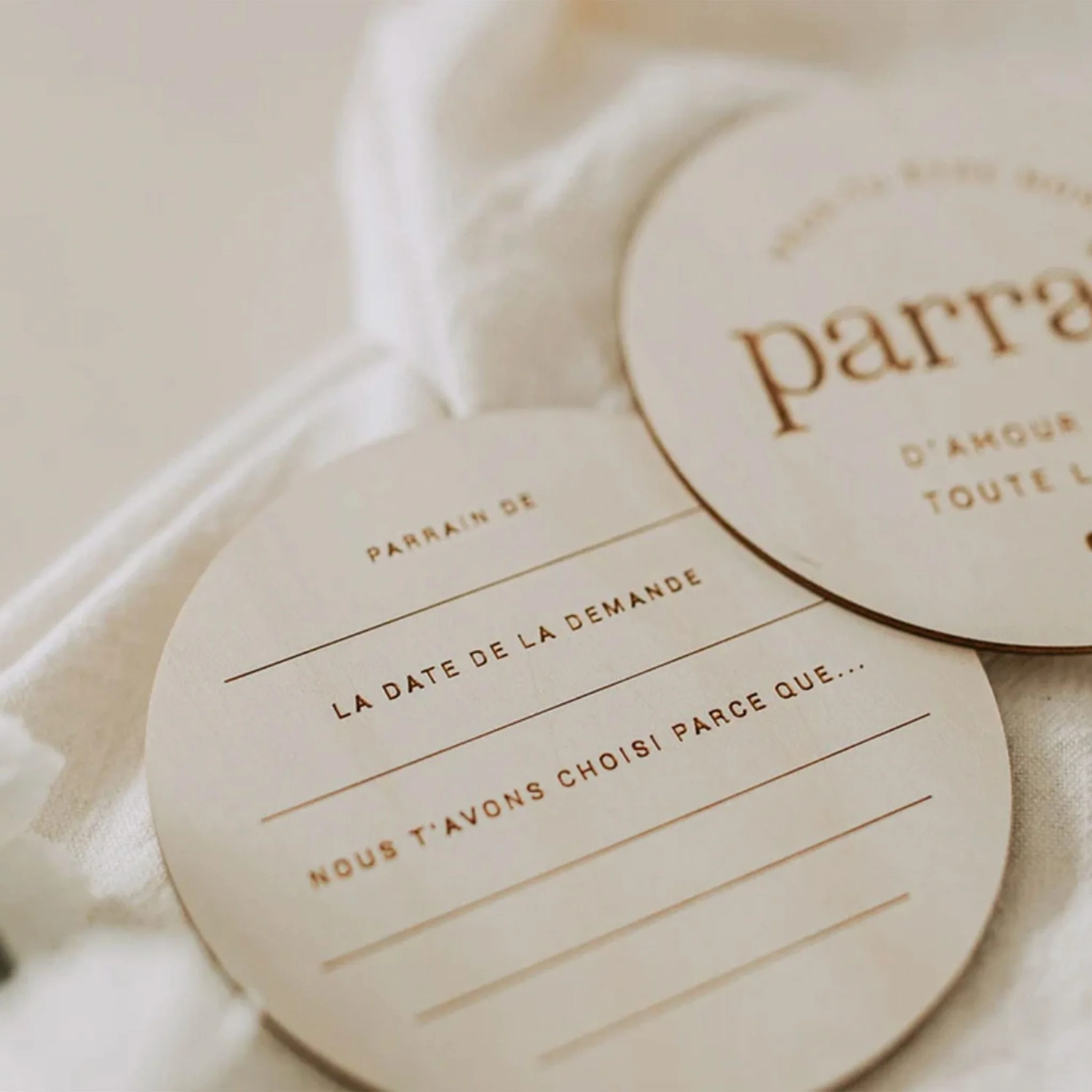Pastilles en Bois - Parrain - Image 3
