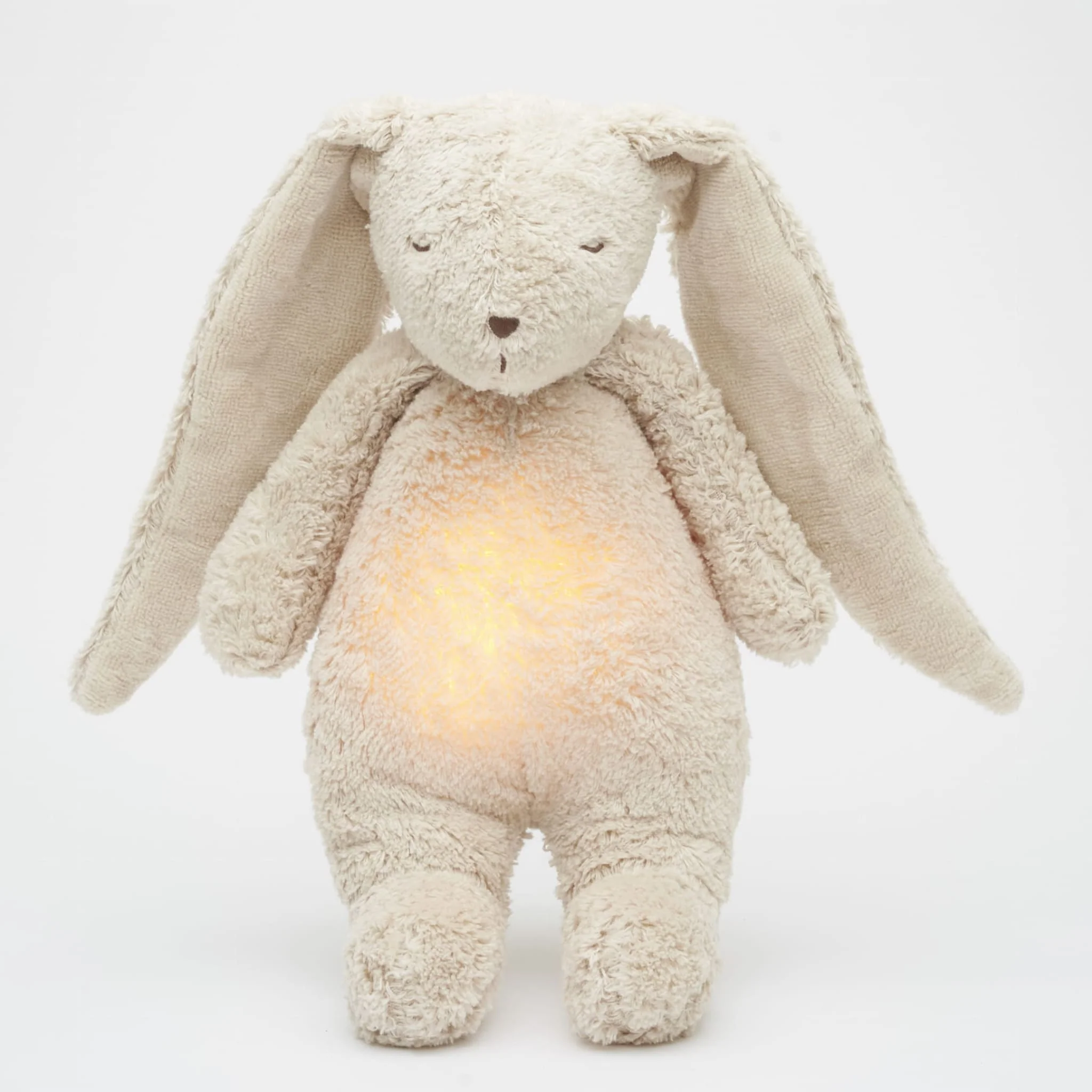 Peluche Sonore avec Veilleuse Moonie 2.0 - Lapin Sable