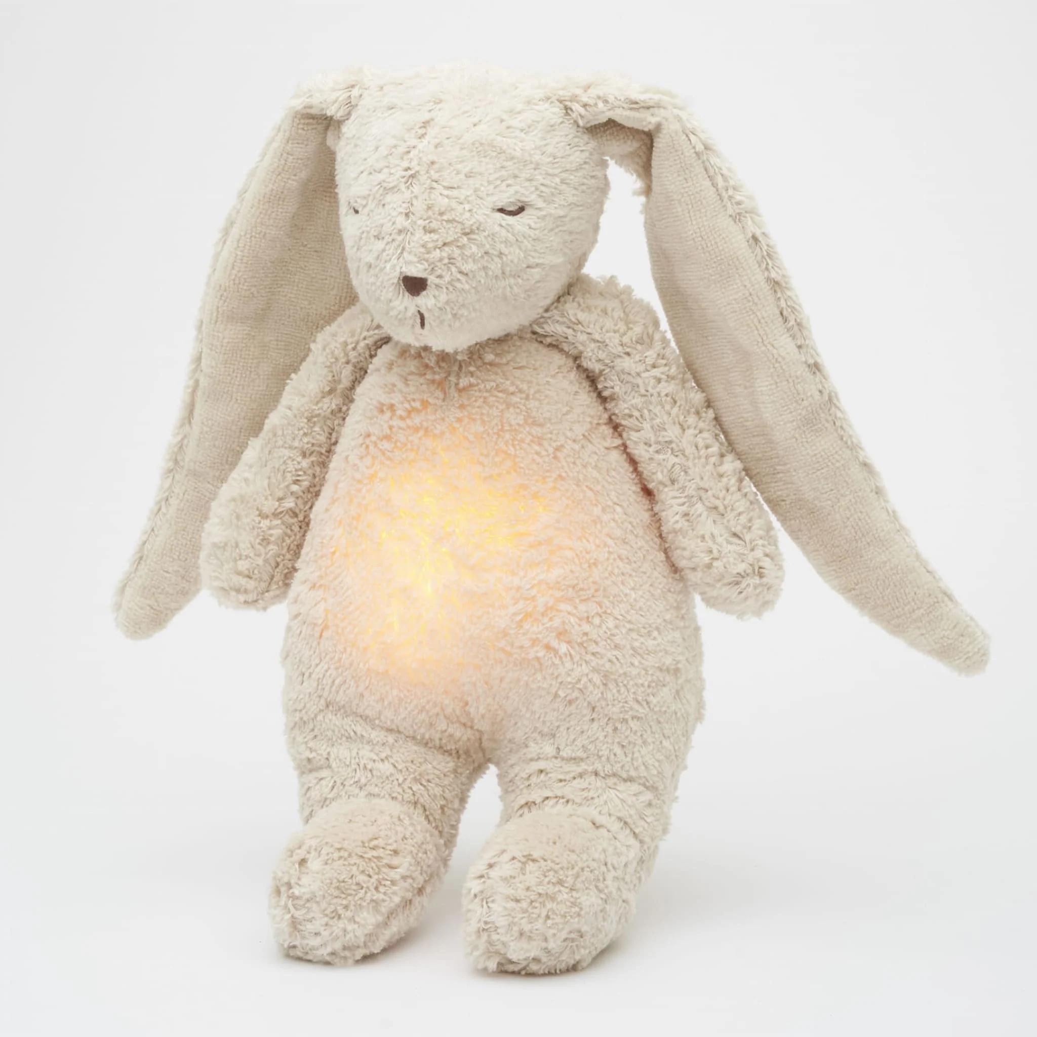 Peluche Sonore avec Veilleuse Moonie 2.0 - Lapin Sable - Image 2