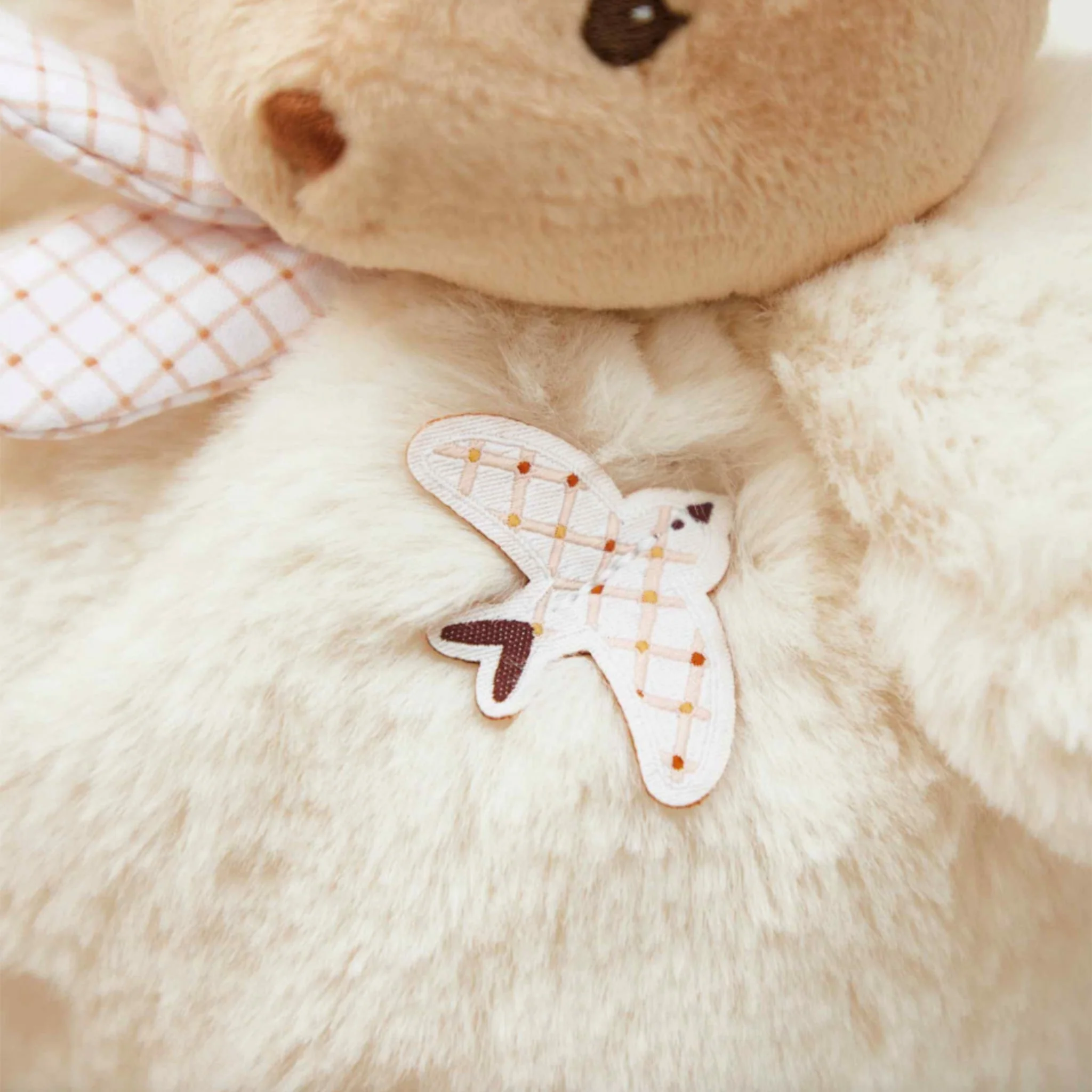 Peluche Lapin Patapouf Crème - Image 6