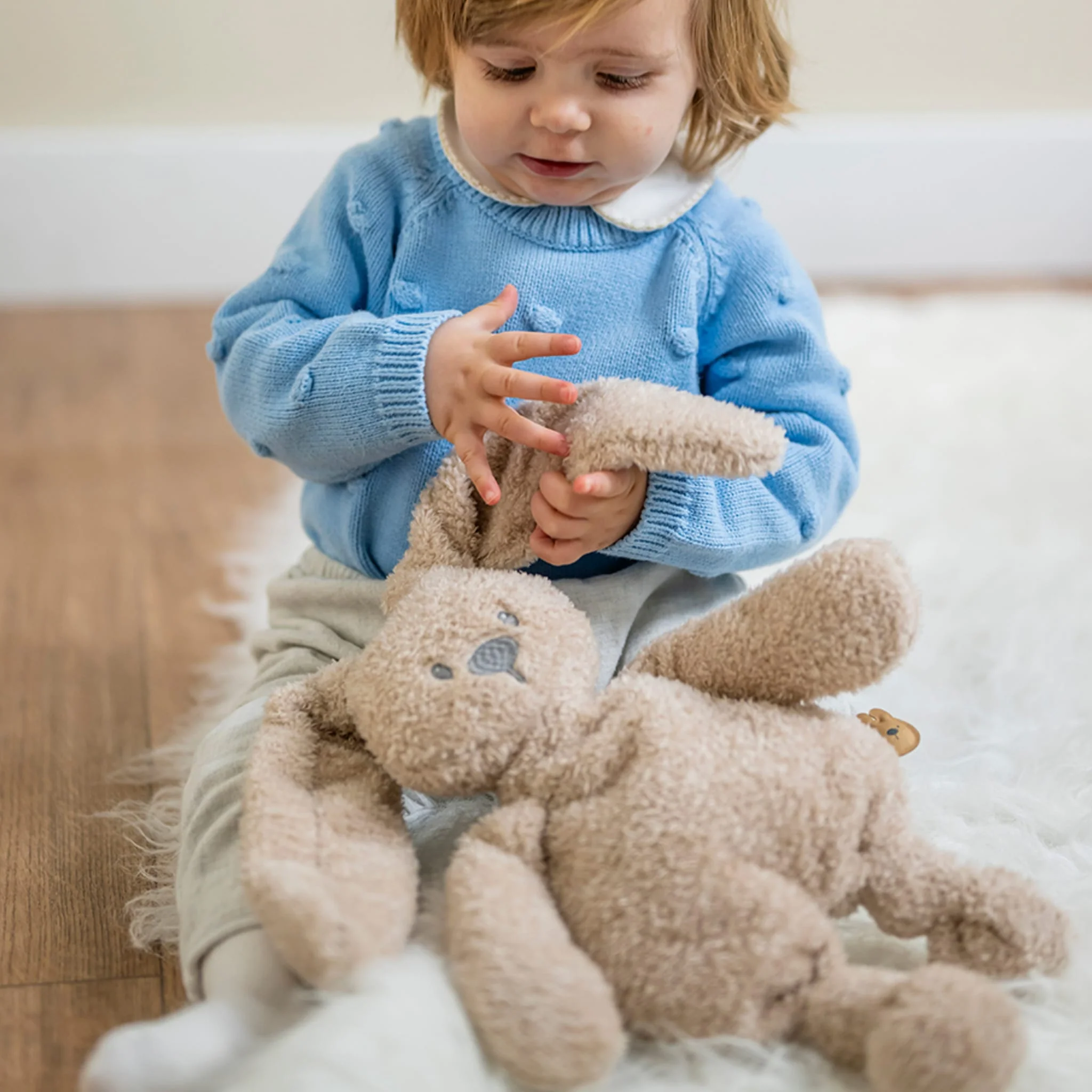 Peluche Lapin Lapidou - Sable - Image 2