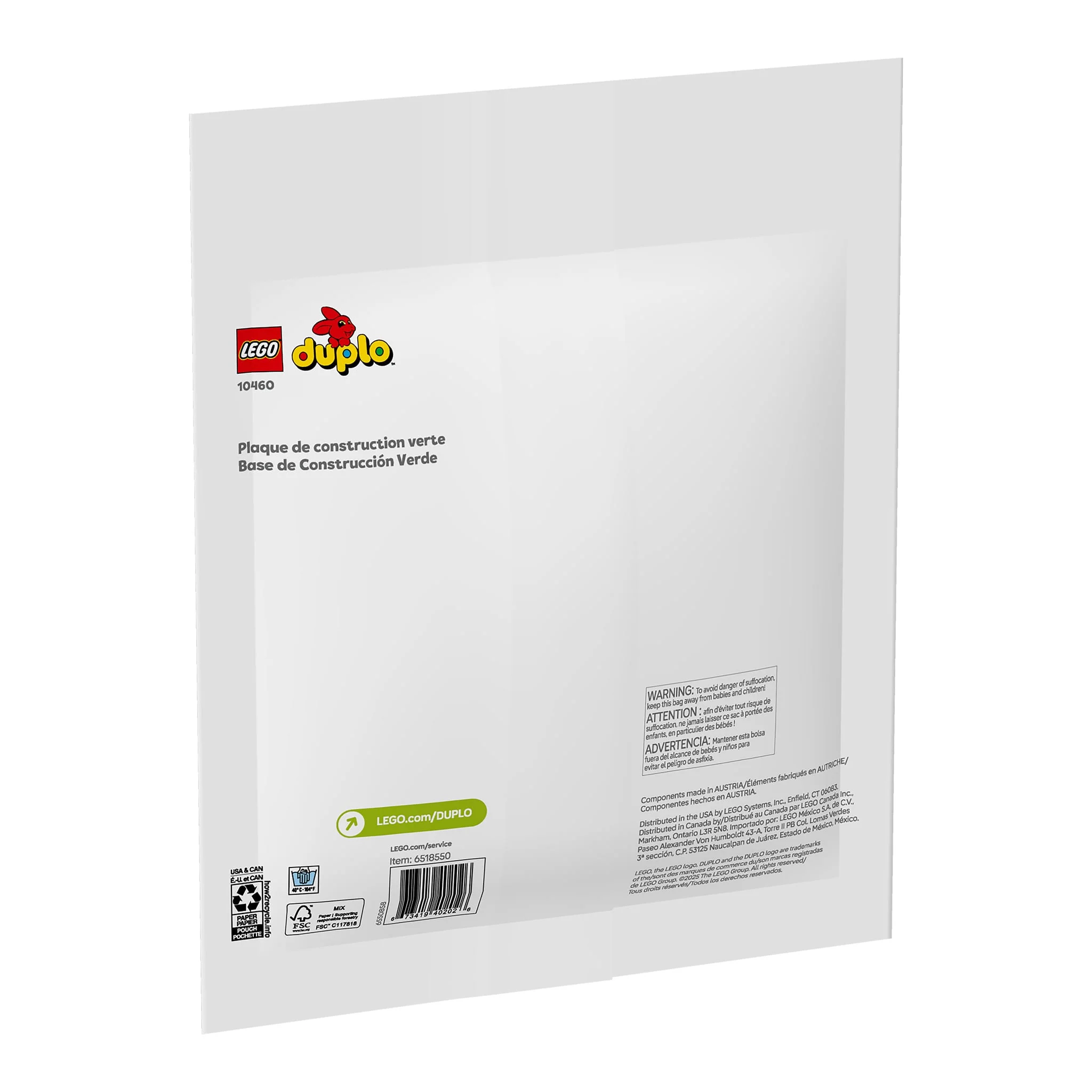 LEGO® DUPLO® Plaque de construction verte - Image 5