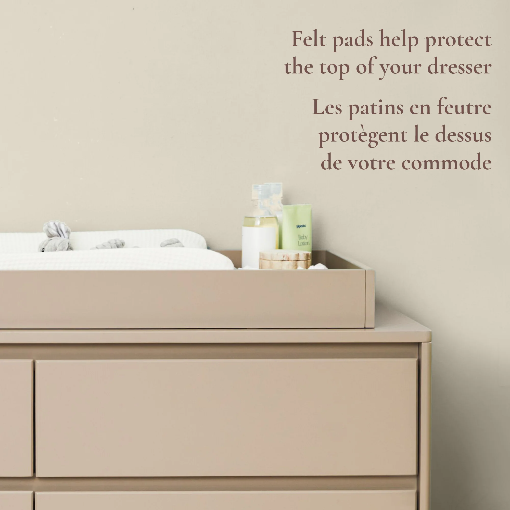 Plateau à Langer Pala - Taupe - Image 6