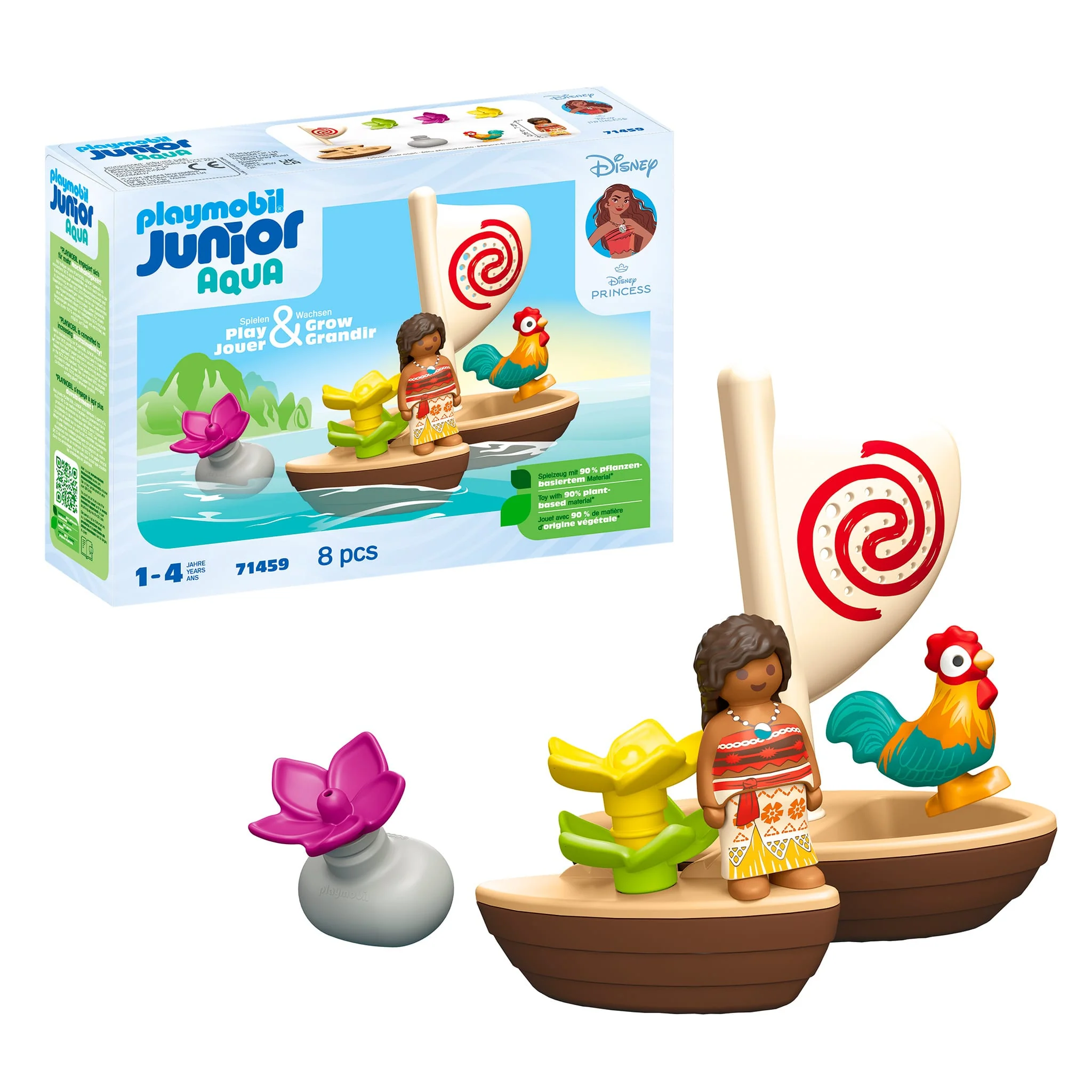 Playmobil Junior x Disney  Moana en Voilier - Image 3