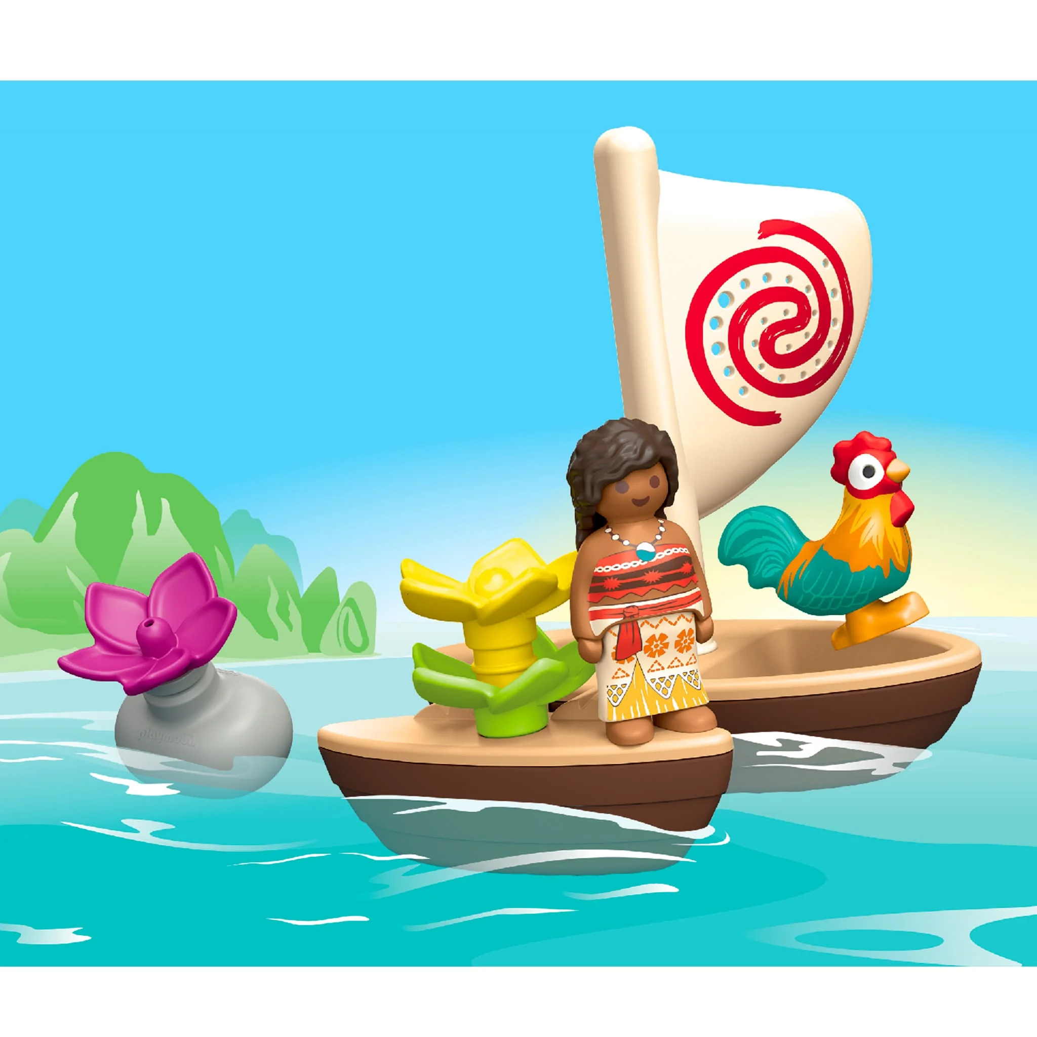 Playmobil Junior x Disney  Moana en Voilier - Image 4