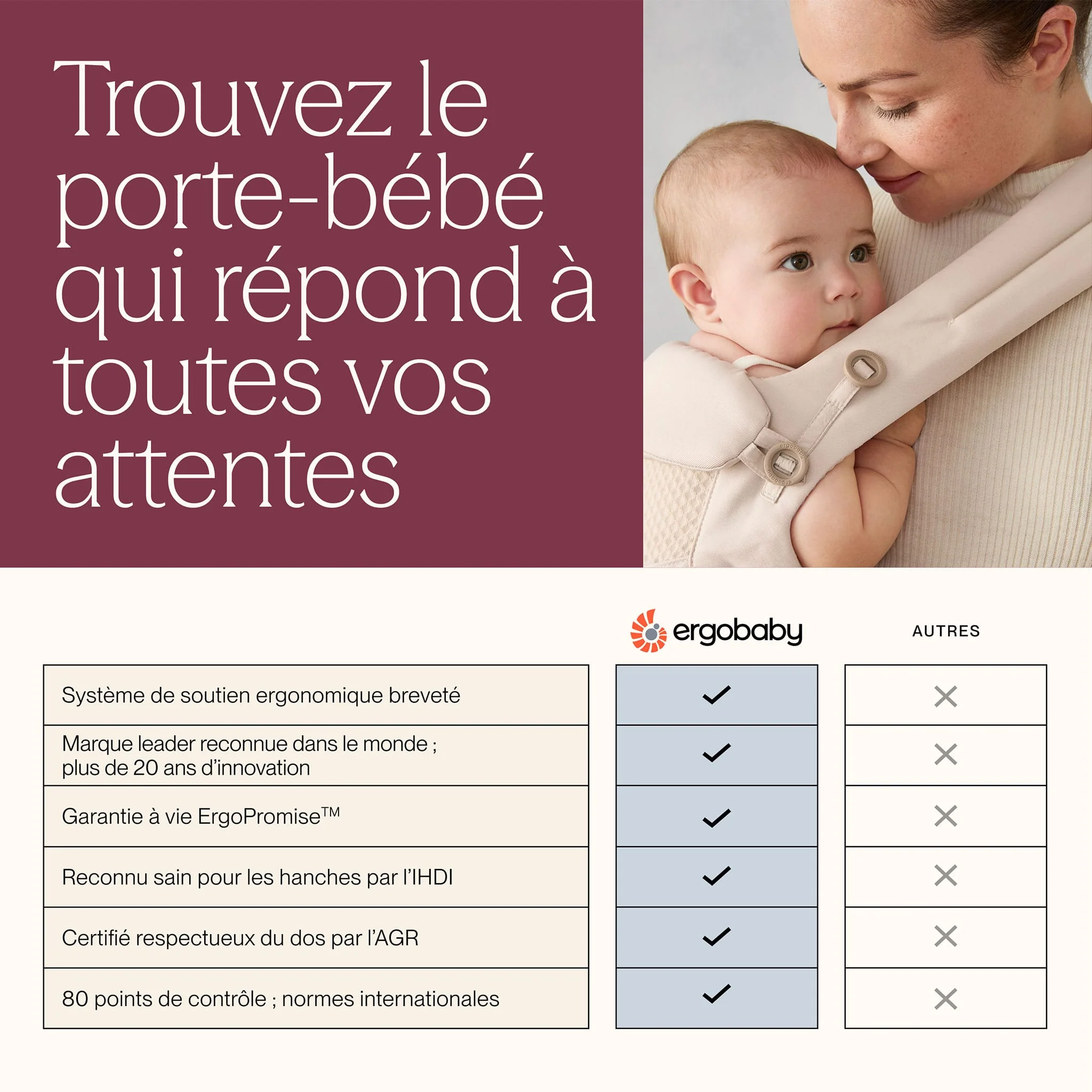Porte-bébé Omni Classic Mesh - Onyx Noir - Image 11